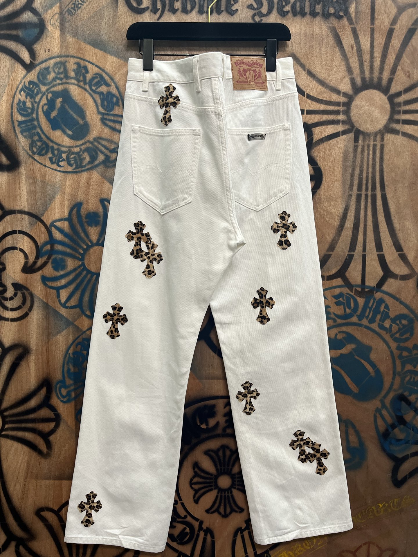 Cheap Chrome Hearts Jeans in 216397, $80 USD- [IB216397] - Replica Chrome Hearts Jeans