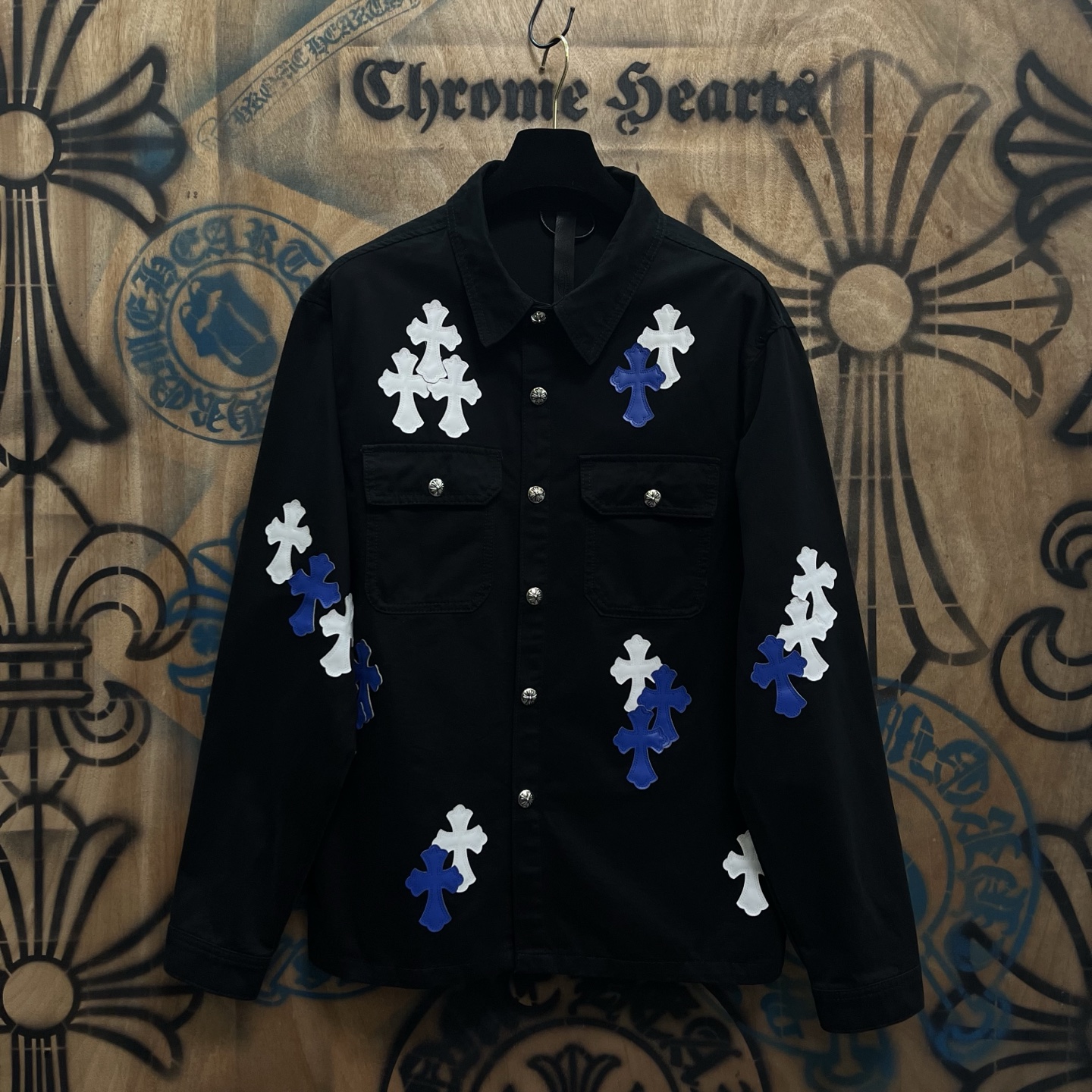 Cheap Chrome Hearts Jackets in 216398, $90 USD- [IB216398] - Replica Chrome Hearts Jackets