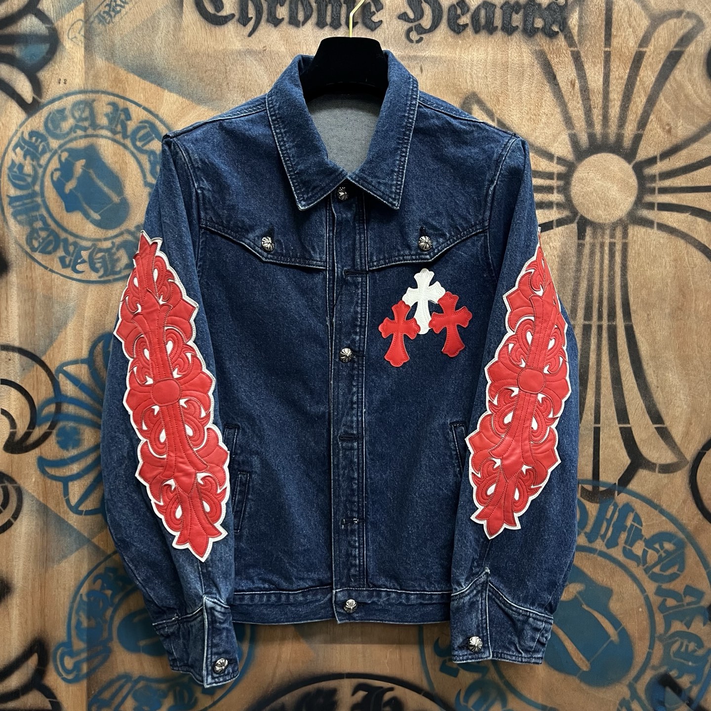 Cheap Chrome Hearts Jackets in 216399, $90 USD- [IB216399] - Replica Chrome Hearts Jackets