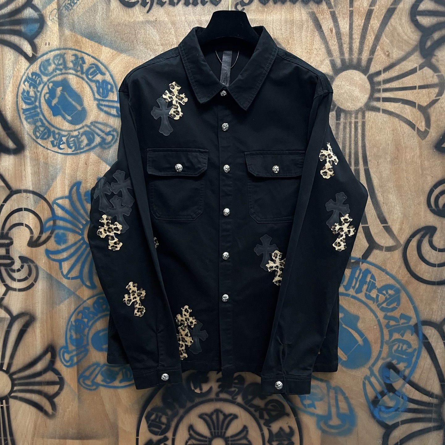 Cheap Chrome Hearts Jackets in 216400, $90 USD- [IB216400] - Replica Chrome Hearts Jackets