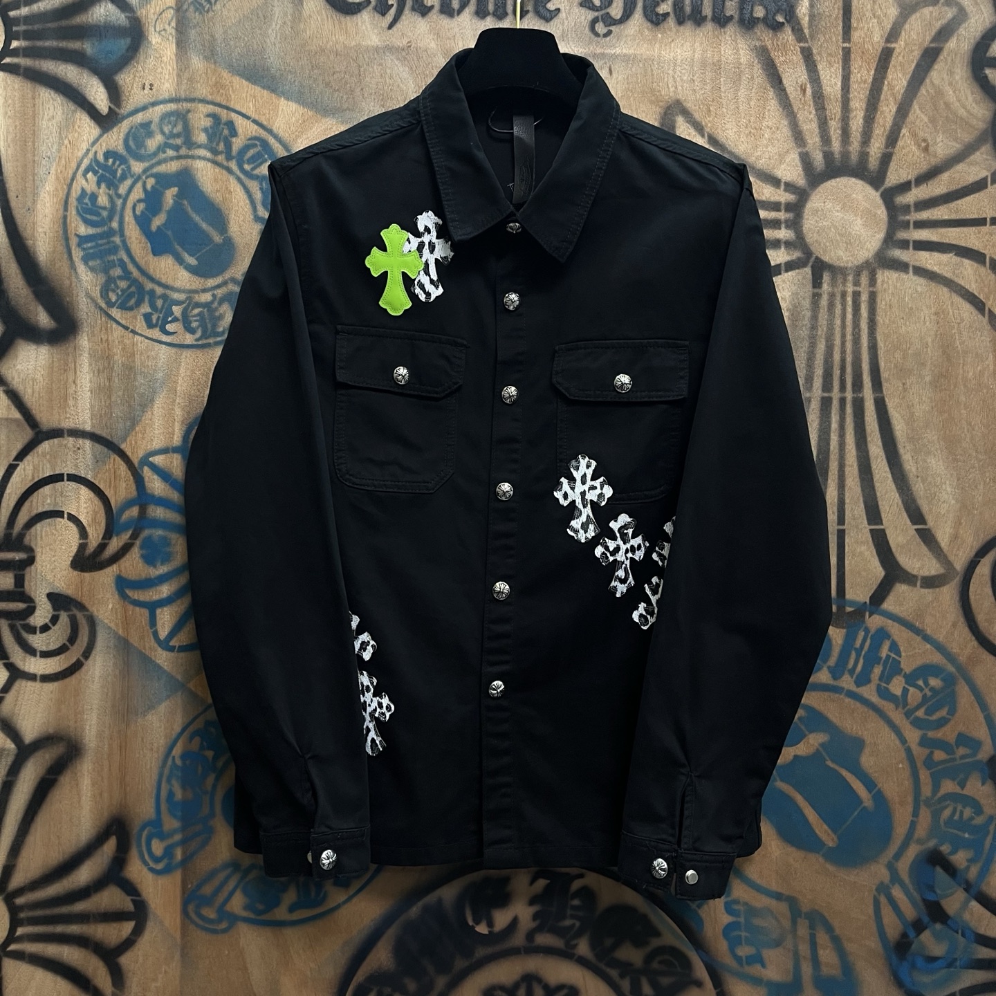 Cheap Chrome Hearts Jackets in 216402, $90 USD- [IB216402] - Replica Chrome Hearts Jackets