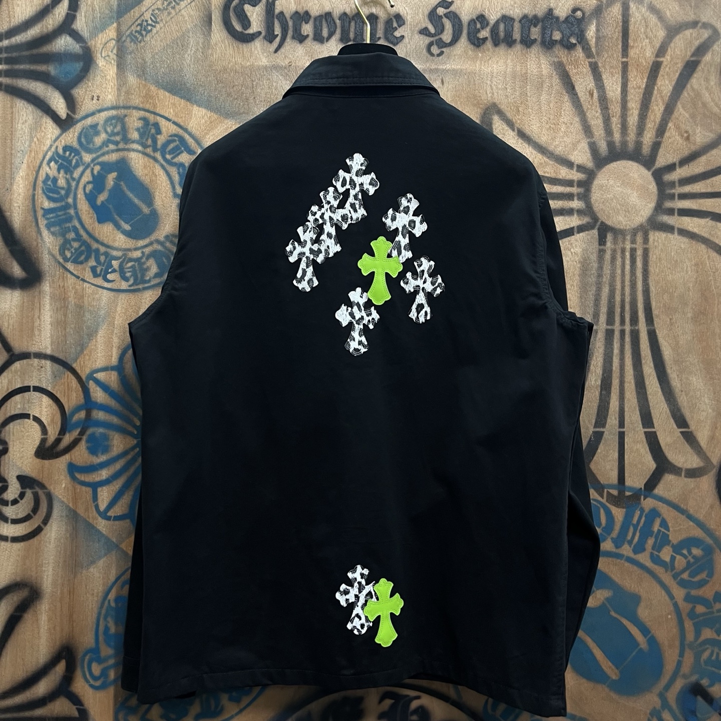 Cheap Chrome Hearts Jackets in 216402, $90 USD- [IB216402] - Replica Chrome Hearts Jackets
