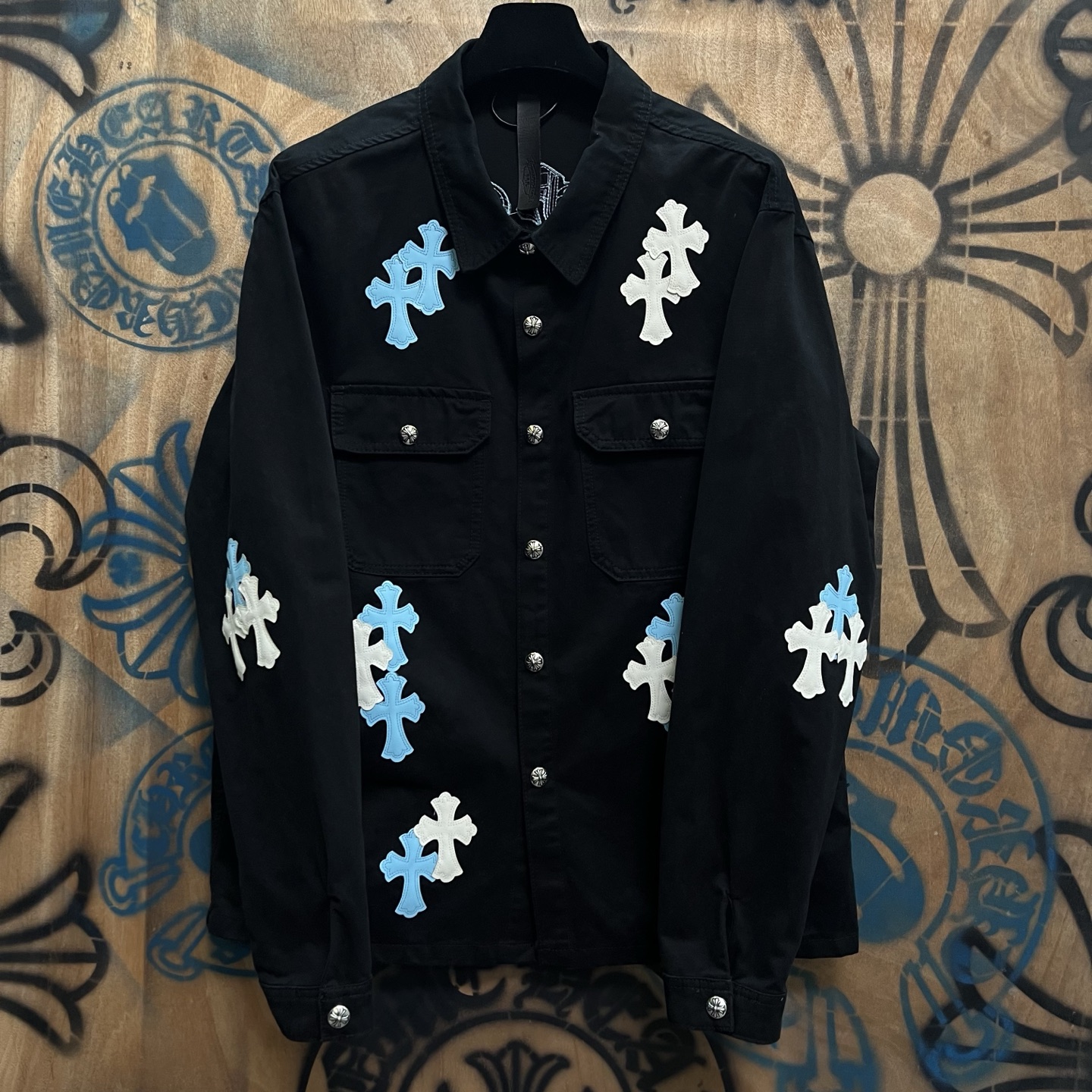 Cheap Chrome Hearts Jackets in 216403, $90 USD- [IB216403] - Replica Chrome Hearts Jackets