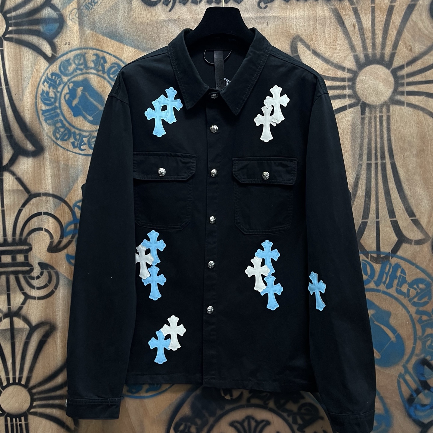 Cheap Chrome Hearts Jackets in 216405, $90 USD- [IB216405] - Replica Chrome Hearts Jackets