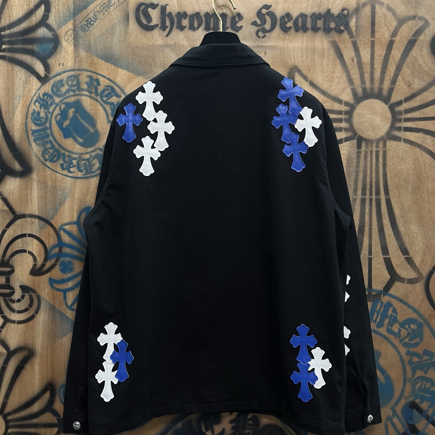 Cheap Chrome Hearts Jackets in 216406, $90 USD- [IB216406] - Replica Chrome Hearts Jackets