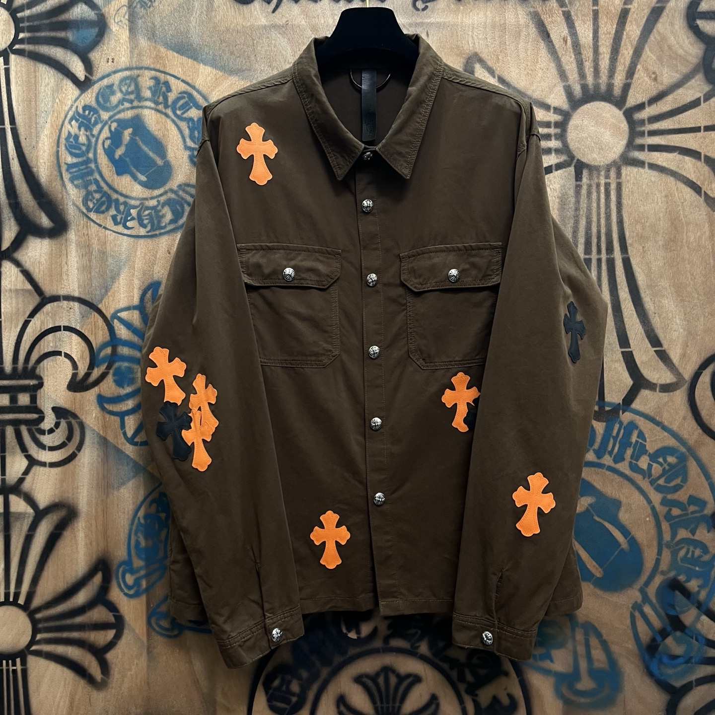 Cheap Chrome Hearts Jackets in 216407, $90 USD- [IB216407] - Replica Chrome Hearts Jackets