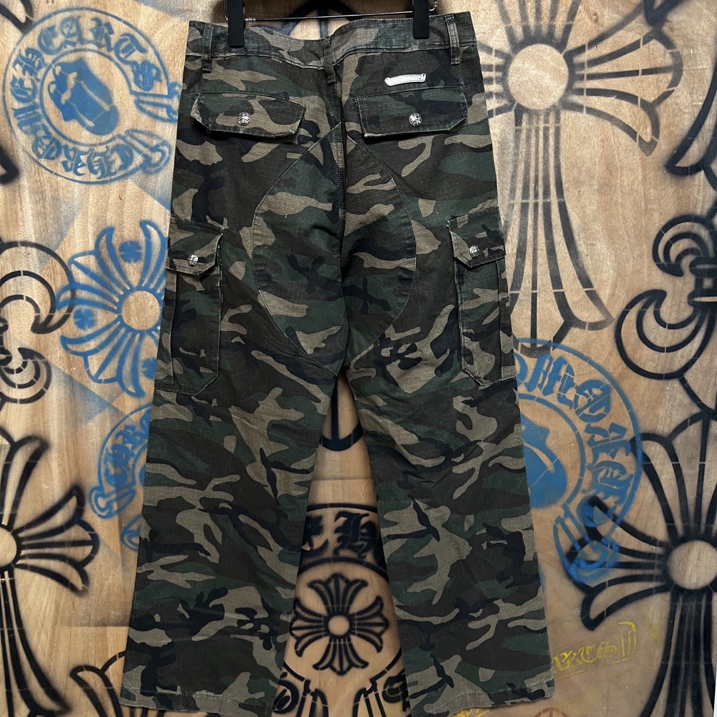Cheap Chrome Hearts Jeans in 216425, $80 USD- [IB216425] - Replica Chrome Hearts Jeans