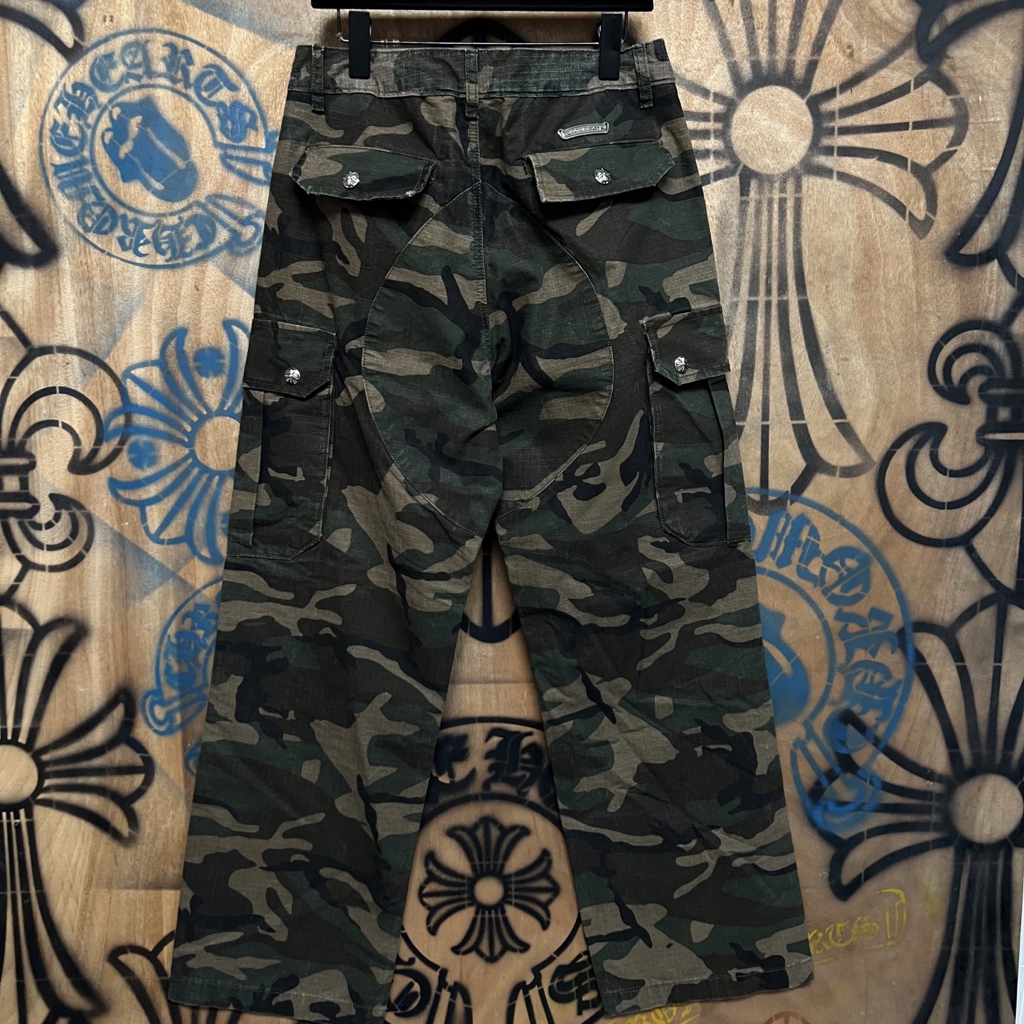 Cheap Chrome Hearts Jeans in 216426, $80 USD- [IB216426] - Replica Chrome Hearts Jeans