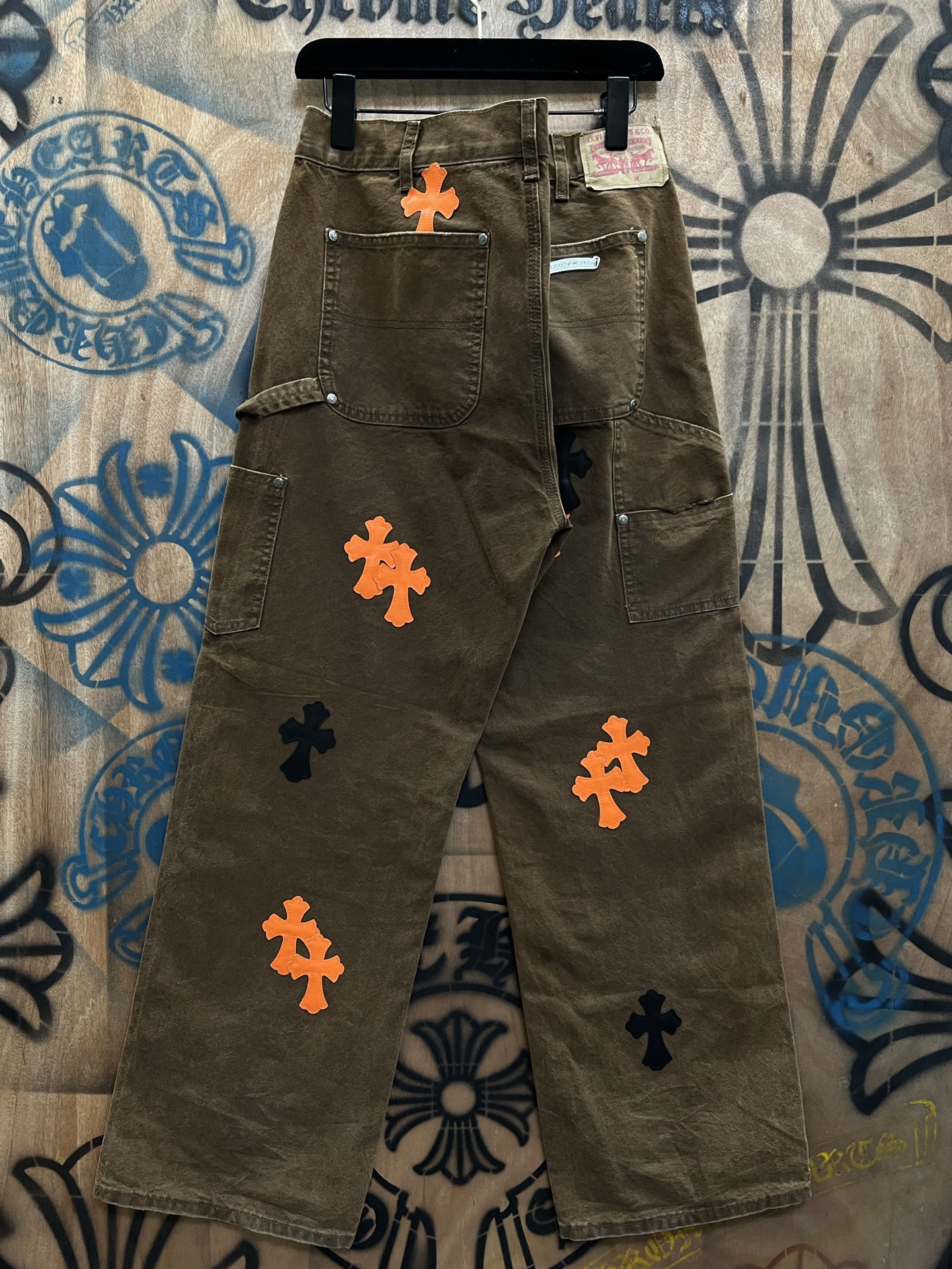 Cheap Chrome Hearts Jeans in 216431, $80 USD- [IB216431] - Replica Chrome Hearts Jeans