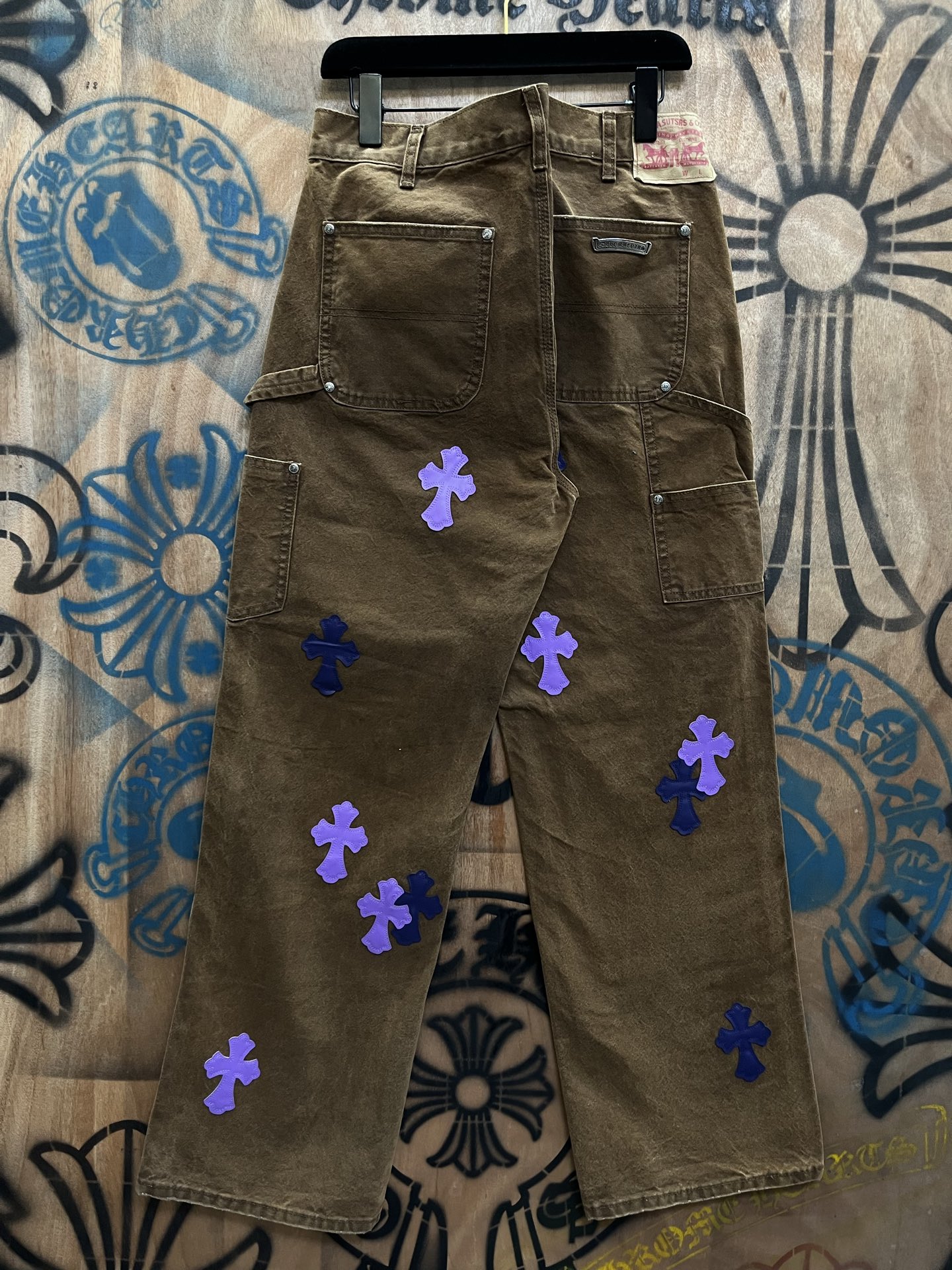 Cheap Chrome Hearts Jeans in 216432, $80 USD- [IB216432] - Replica Chrome Hearts Jeans