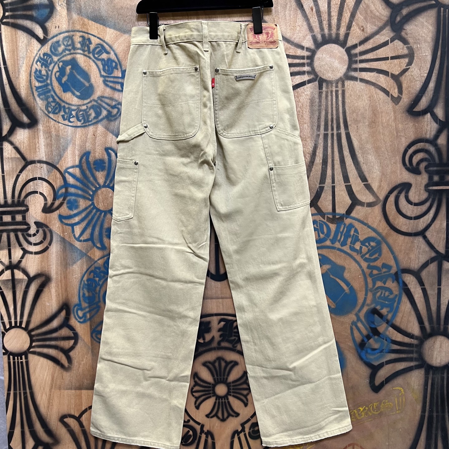 Cheap Chrome Hearts Jeans in 216435, $80 USD- [IB216435] - Replica Chrome Hearts Jeans