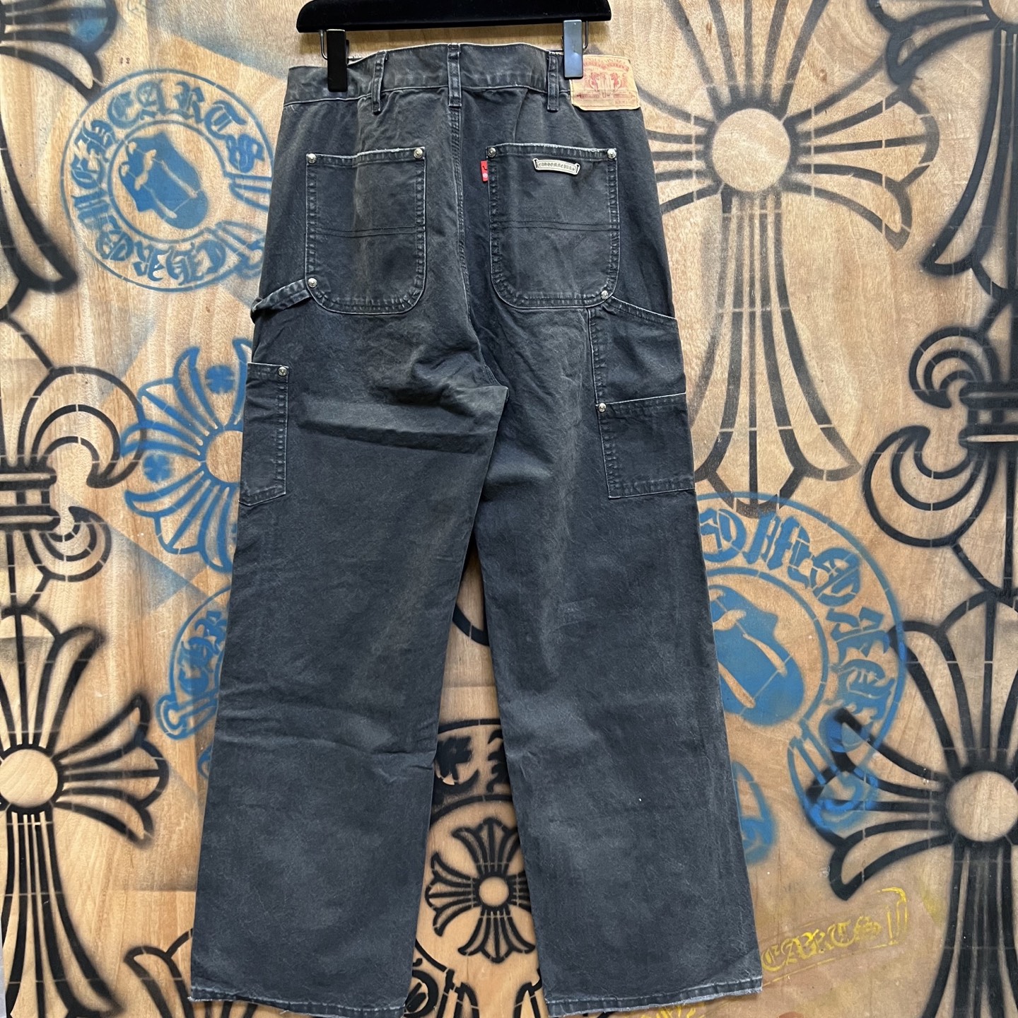 Cheap Chrome Hearts Jeans in 216438, $80 USD- [IB216438] - Replica Chrome Hearts Jeans