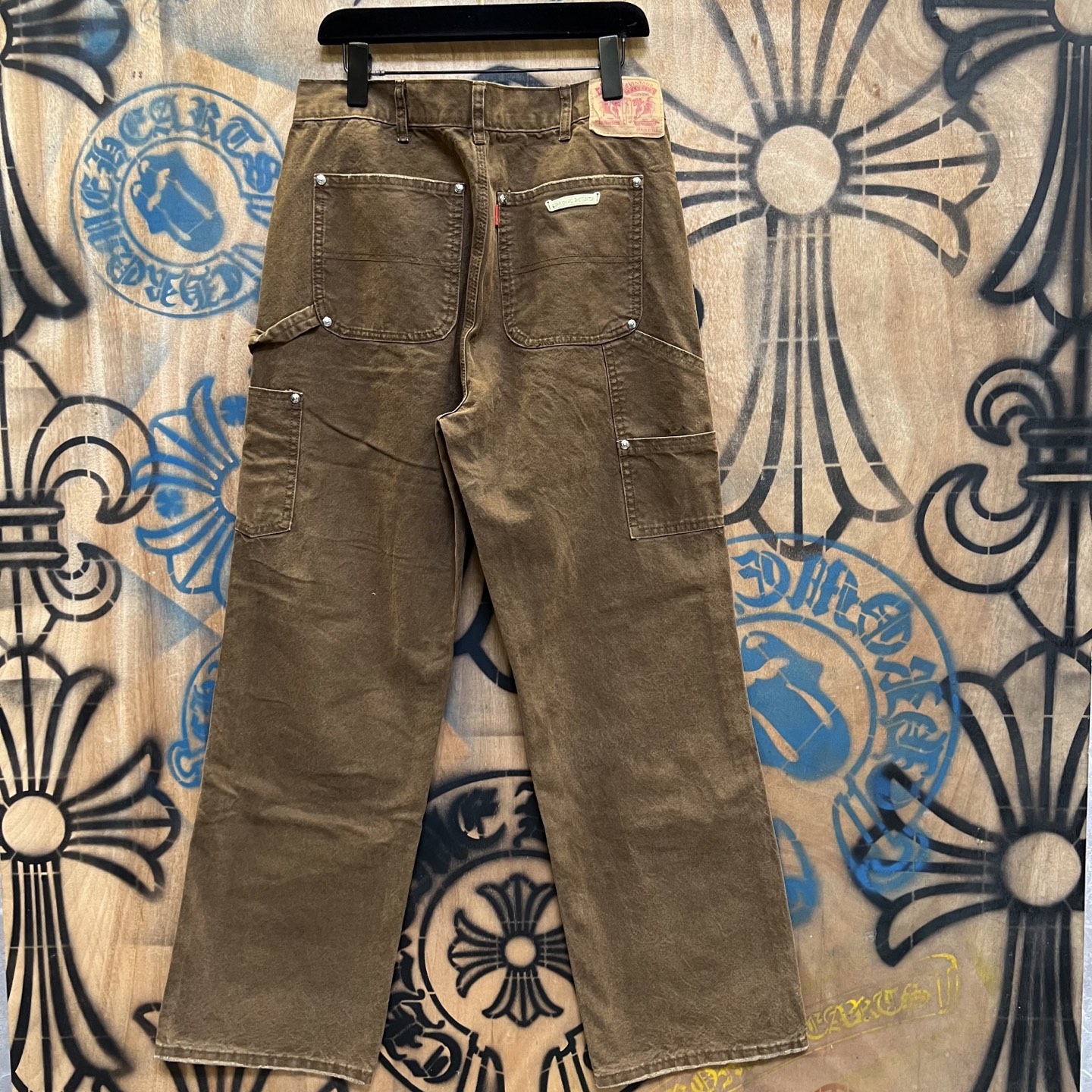 Cheap Chrome Hearts Jeans in 216439, $80 USD- [IB216439] - Replica Chrome Hearts Jeans
