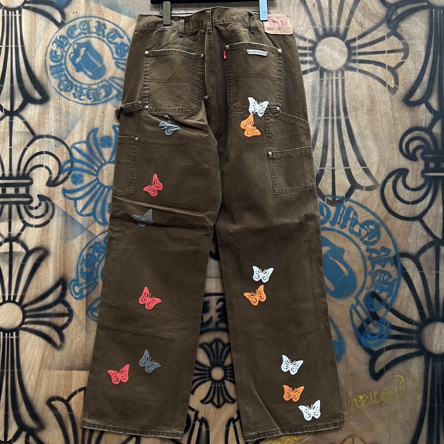 Cheap Chrome Hearts Jeans in 216444, $80 USD- [IB216444] - Replica Chrome Hearts Jeans