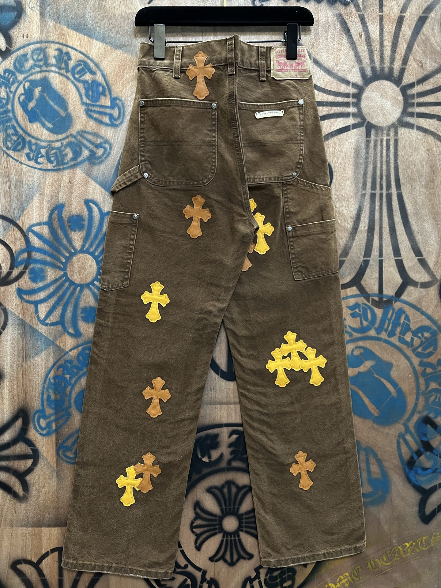 Cheap Chrome Hearts Jeans in 216457, $80 USD- [IB216457] - Replica Chrome Hearts Jeans