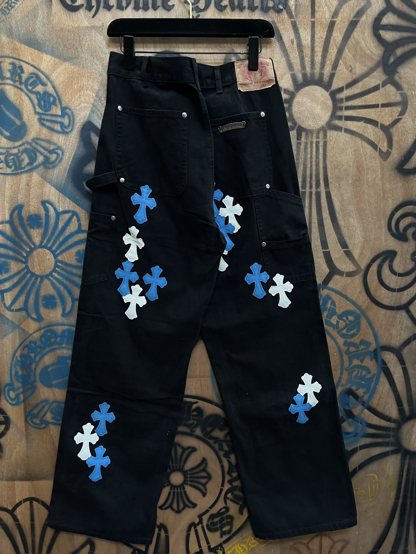 Cheap Chrome Hearts Jeans in 216462, $80 USD- [IB216462] - Replica Chrome Hearts Jeans