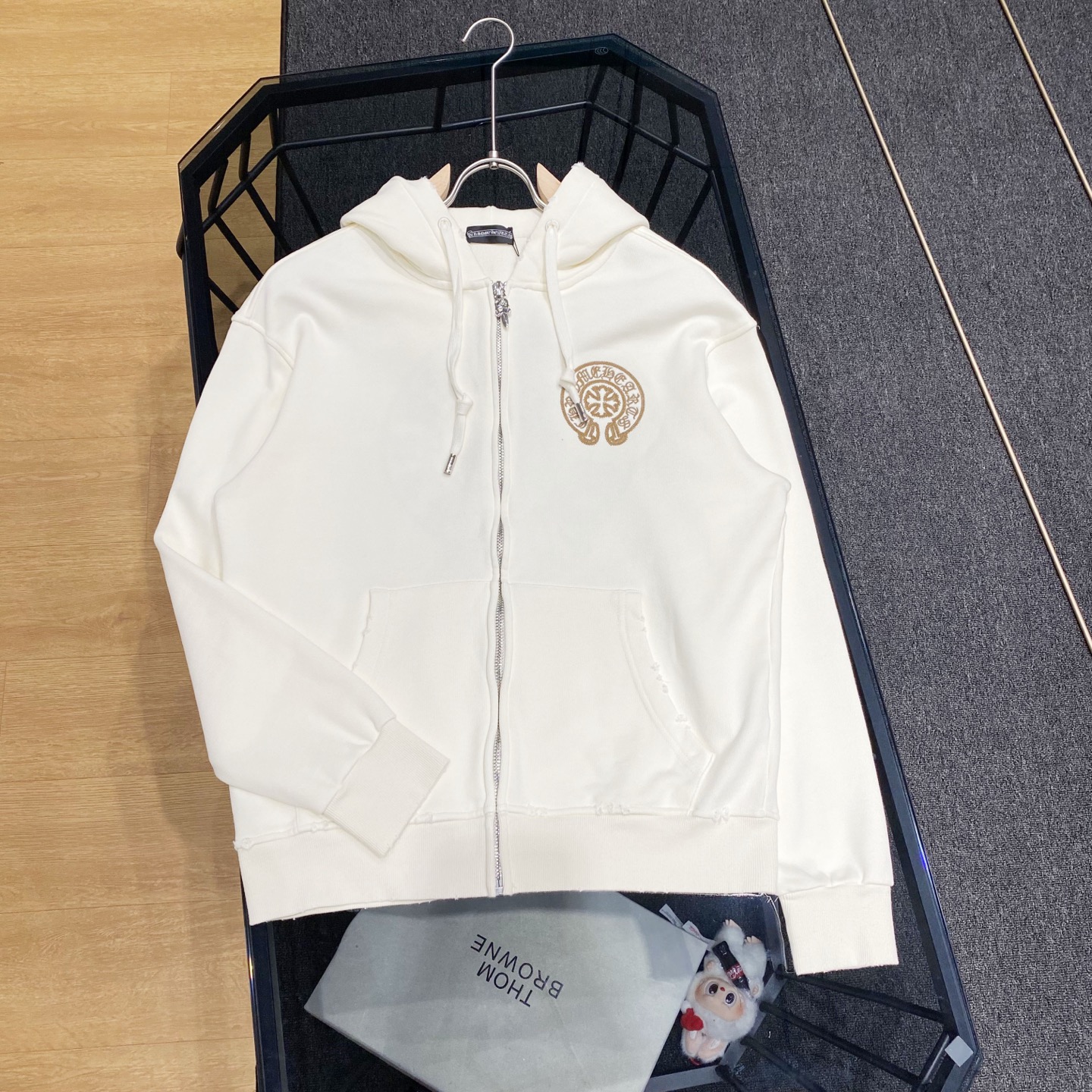 Cheap Chrome hearts Hoody in 216466, $55 USD- [IB216466] - Replica Chrome hearts Hoody