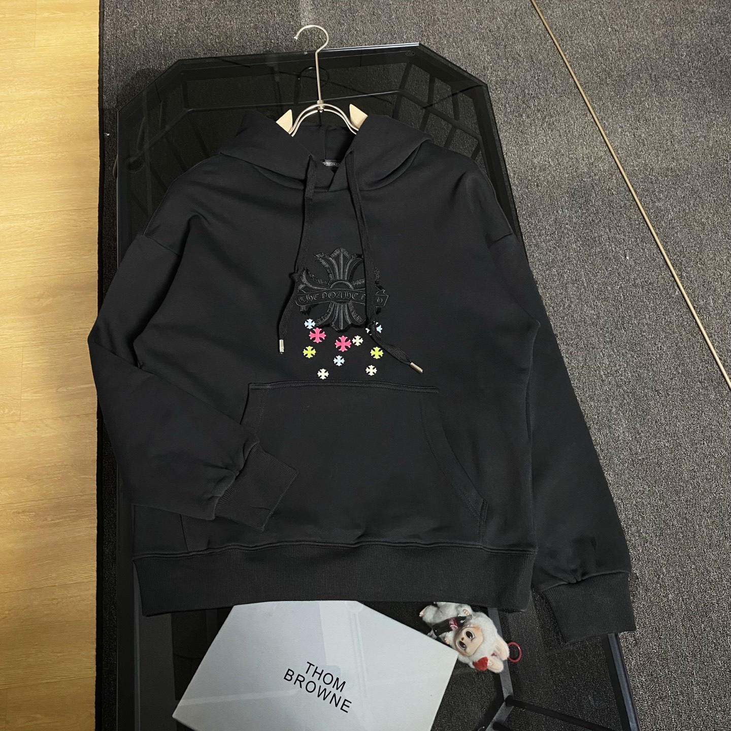Cheap Chrome hearts Hoody in 216471, $55 USD- [IB216471] - Replica Chrome hearts Hoody