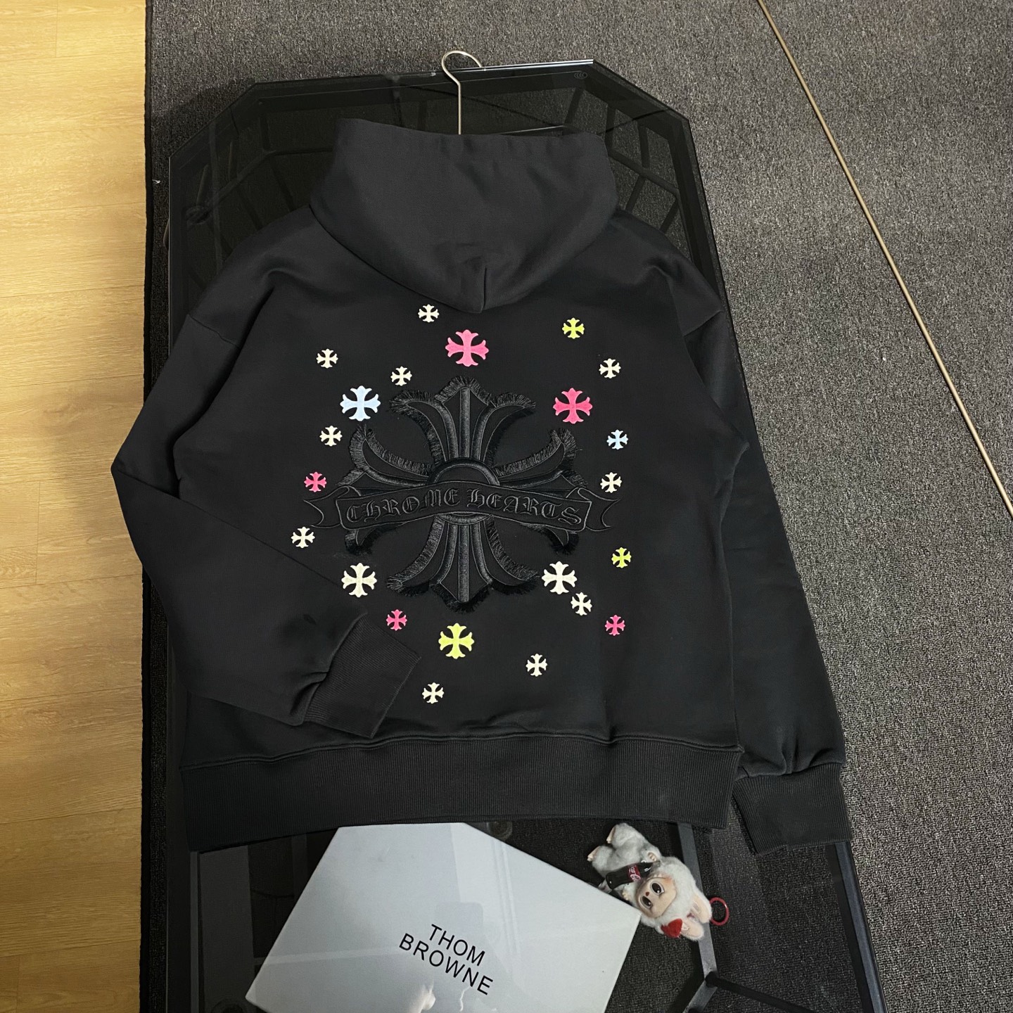 Cheap Chrome hearts Hoody in 216471, $55 USD- [IB216471] - Replica Chrome hearts Hoody