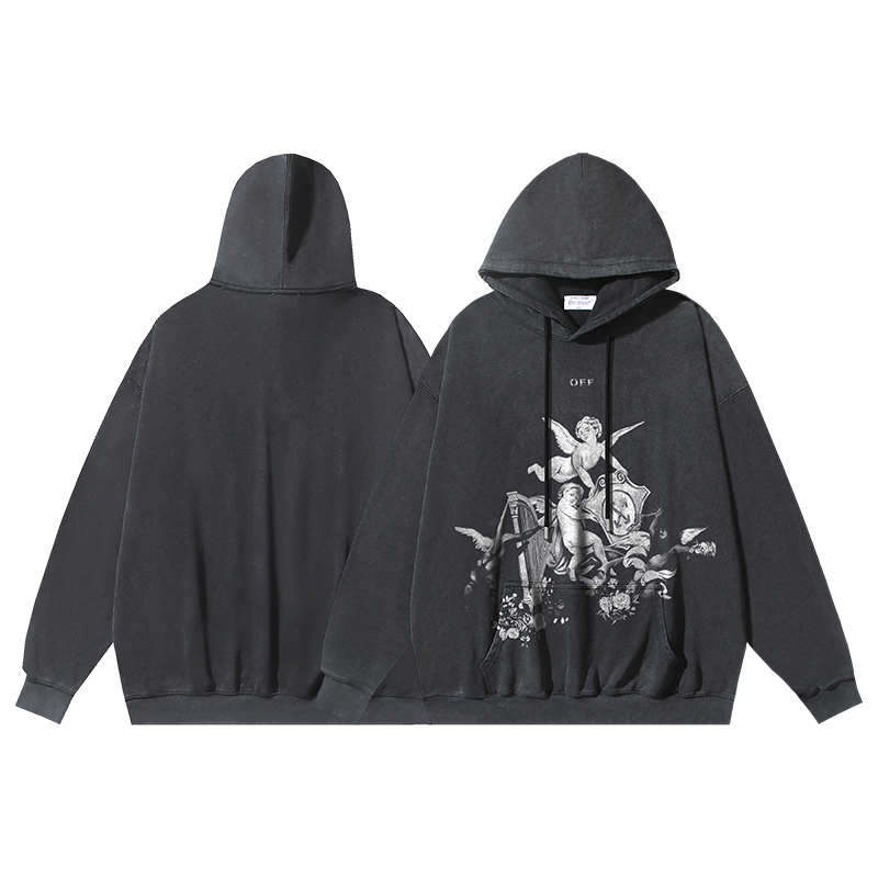 Cheap Off White Hoodies for Men in 216483, $50 USD- [IB216483] - Replica Off White Hoodies for Men