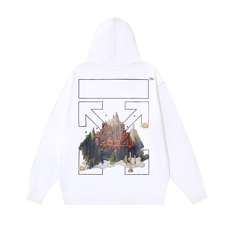 Cheap Off White Hoodies for Men in 216518, $50 USD- [IB216518] - Replica Off White Hoodies for Men
