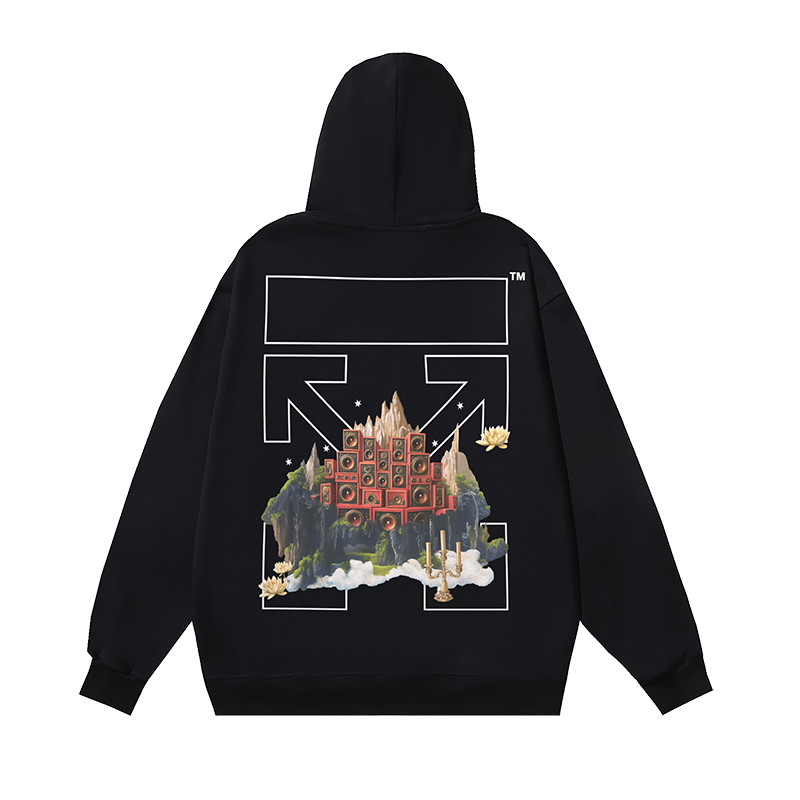 Cheap Off White Hoodies for Men in 216519, $50 USD- [IB216519] - Replica Off White Hoodies for Men