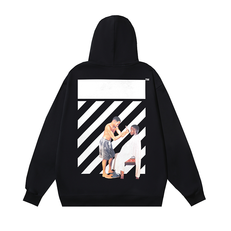 Cheap Off White Hoodies for Men in 216540, $45 USD- [IB216540] - Replica Off White Hoodies for Men