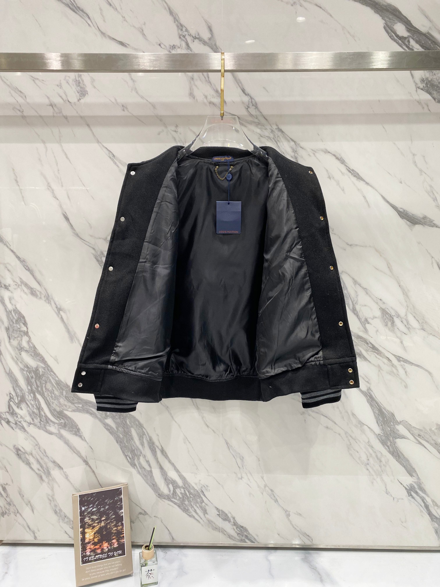 Cheap Louis Vuitton Thick Jackets For Men in 216597, $75 USD- [IB216597] - Replica Louis Vuitton Thick Jackets For Men
