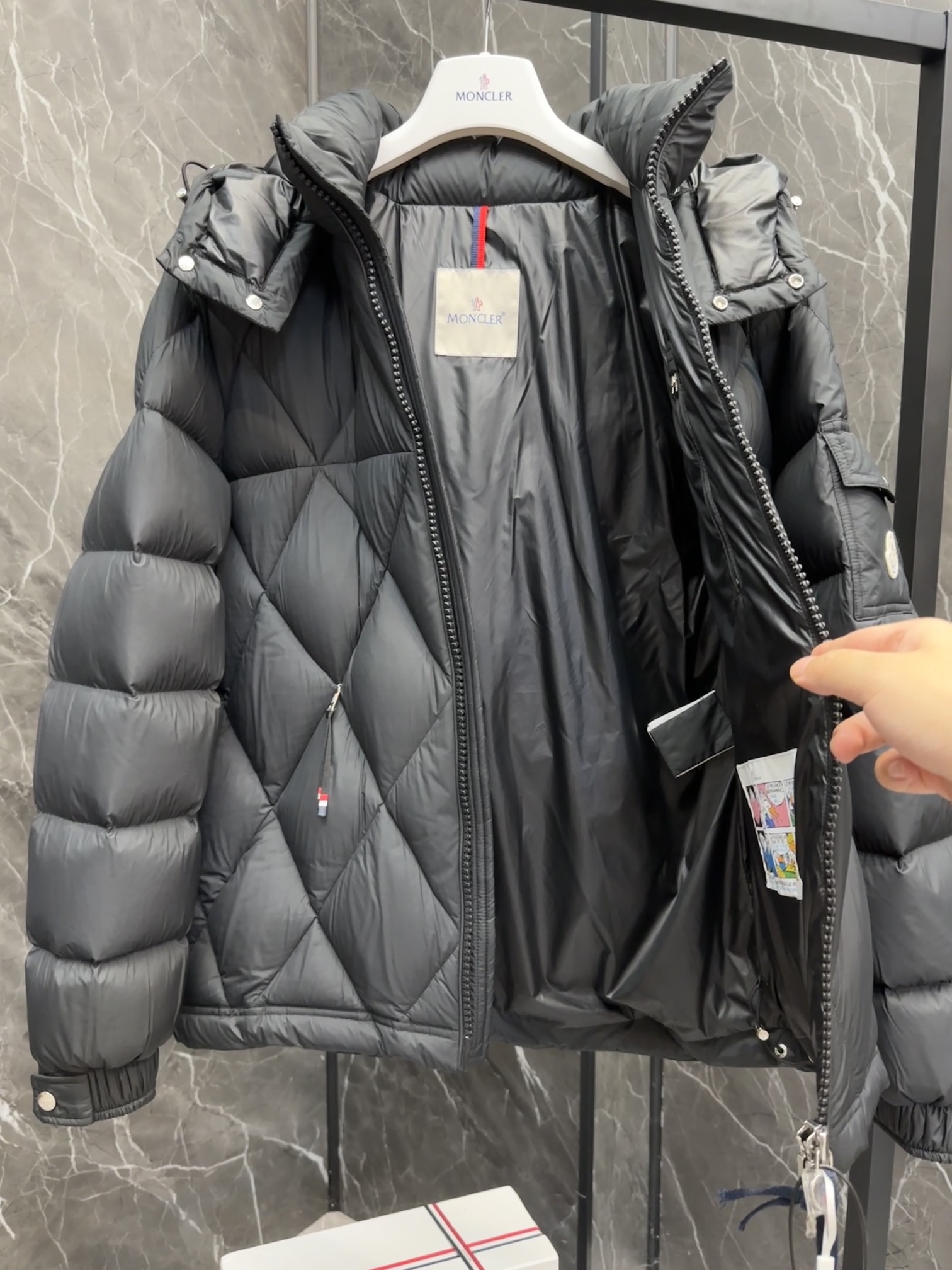 Cheap Moncle Thick Coats For Men in 216615, $170 USD- [IB216615] - Replica Moncle Thick Coats For Men