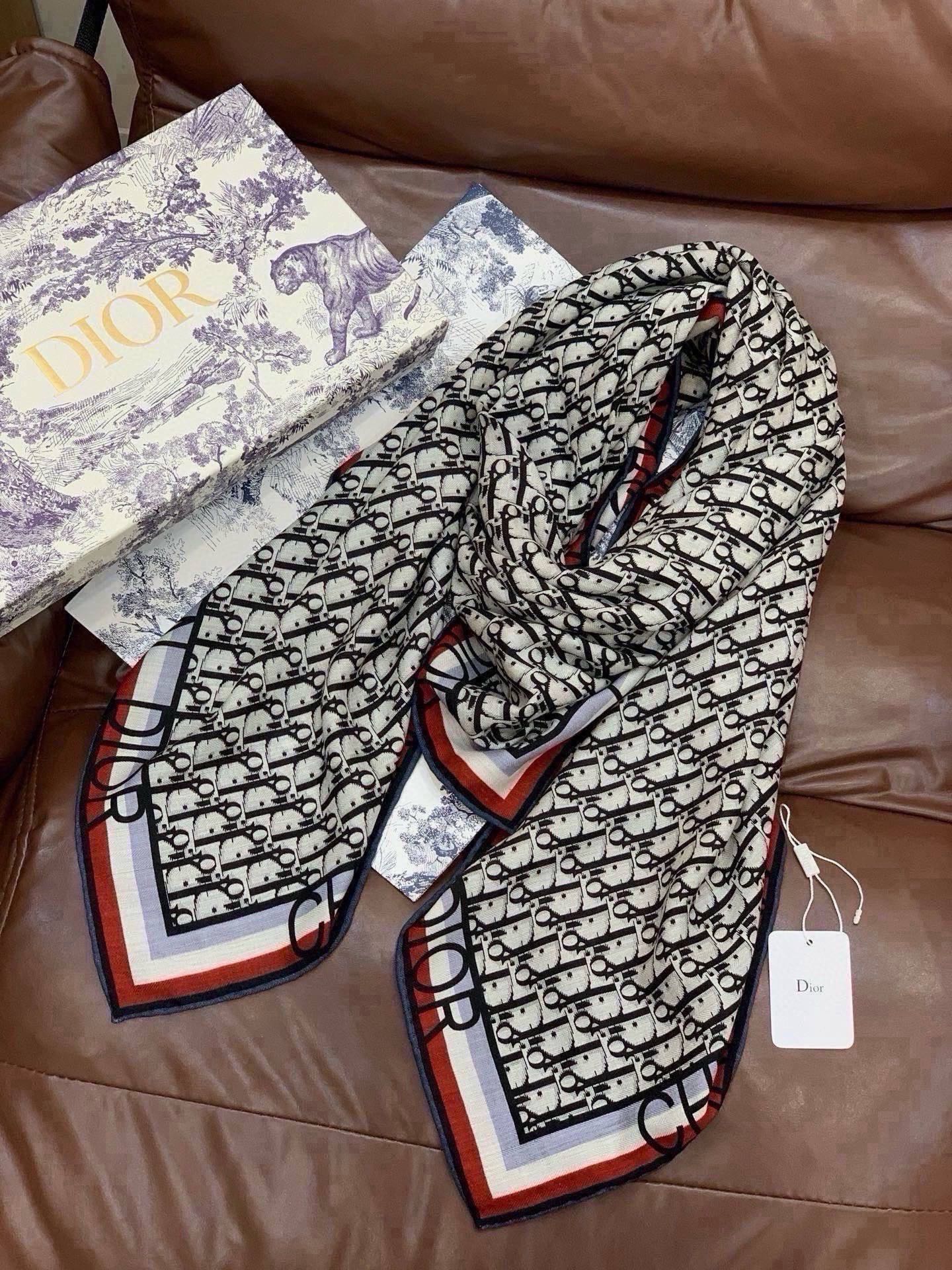 Cheap Dior Scarf in 216658, $50 USD- [IB216658] - Replica Dior Scarf