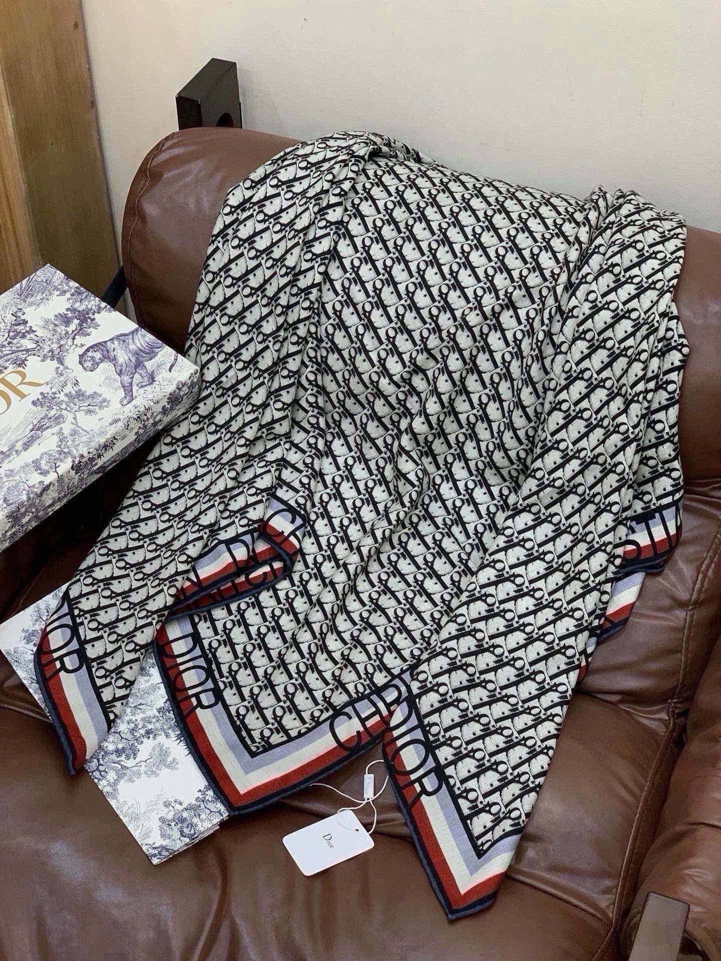 Cheap Dior Scarf in 216658, $50 USD- [IB216658] - Replica Dior Scarf