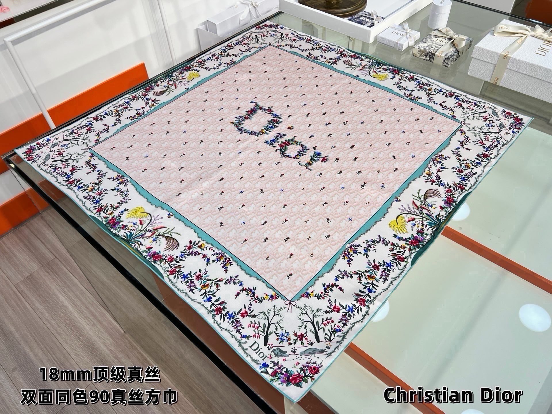 Cheap Dior Scarf in 216663, $50 USD- [IB216663] - Replica Dior Scarf