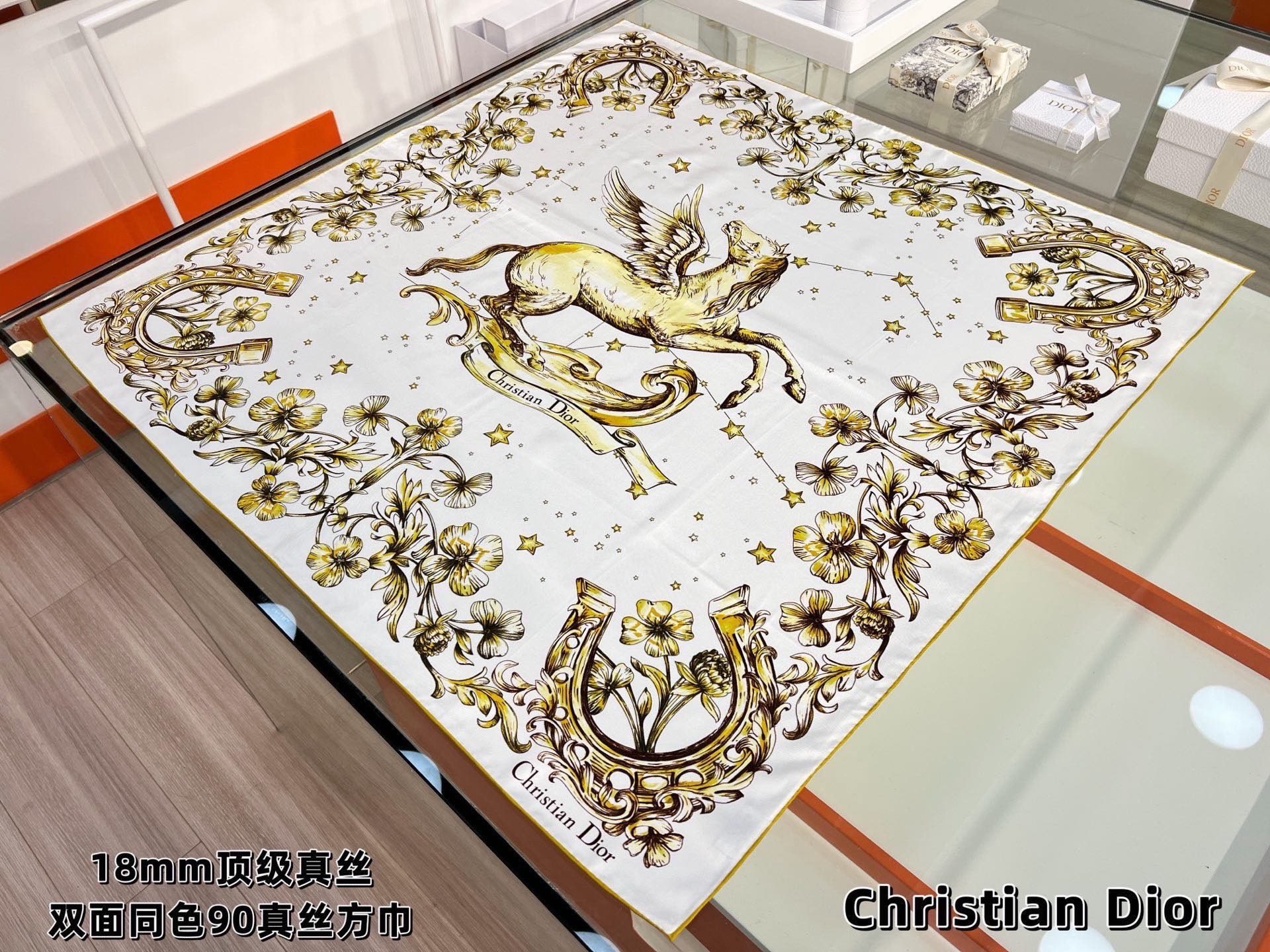 Cheap Dior Scarf in 216669, $50 USD- [IB216669] - Replica Dior Scarf