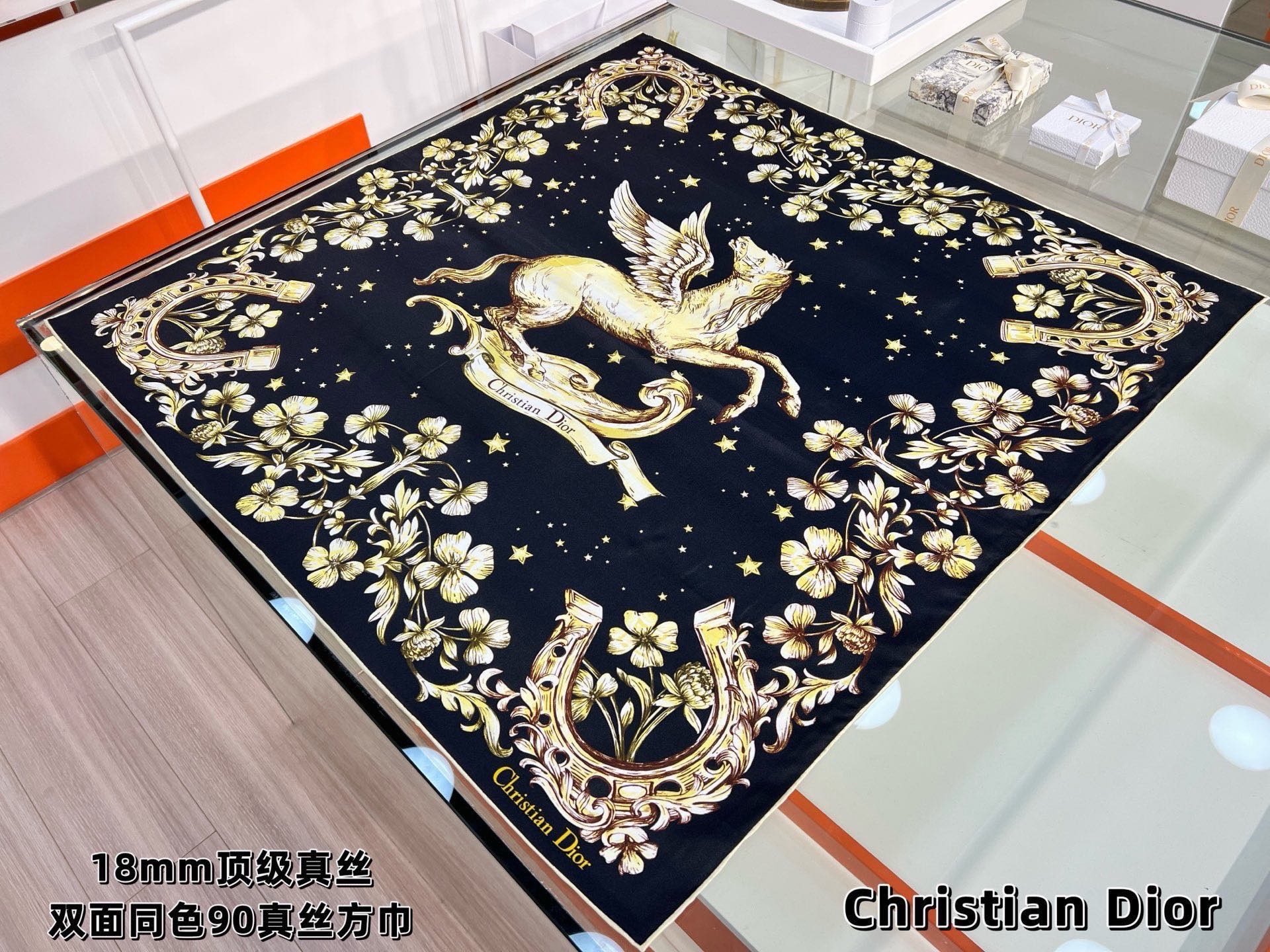 Cheap Dior Scarf in 216670, $50 USD- [IB216670] - Replica Dior Scarf