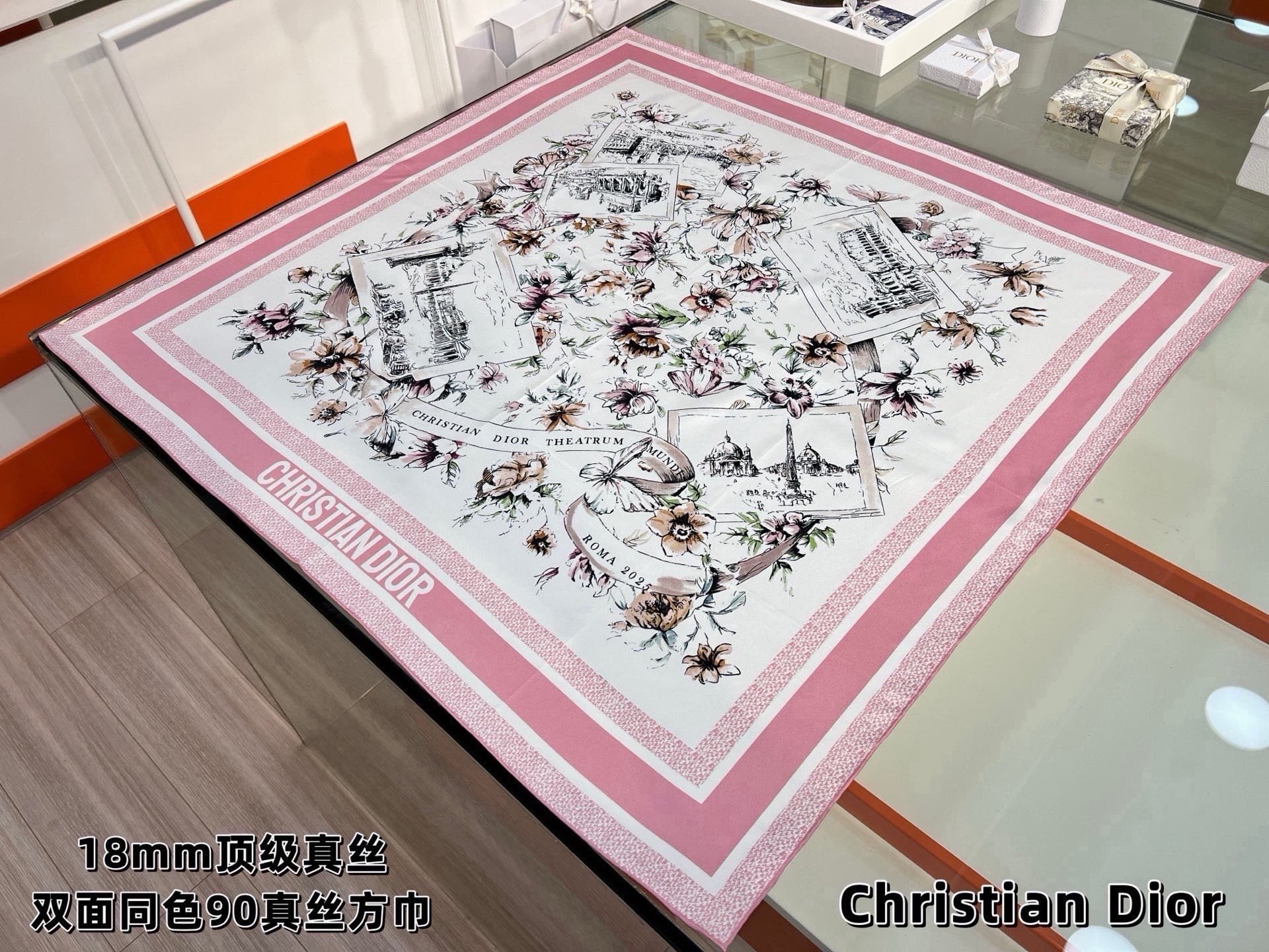 Cheap Dior Scarf in 216674, $50 USD- [IB216674] - Replica Dior Scarf