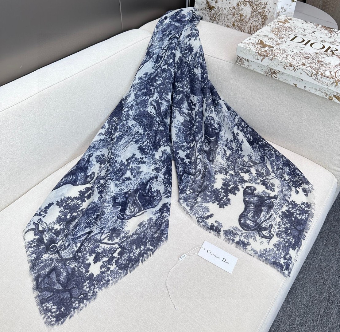 Cheap Dior Scarf in 216676, $50 USD- [IB216676] - Replica Dior Scarf