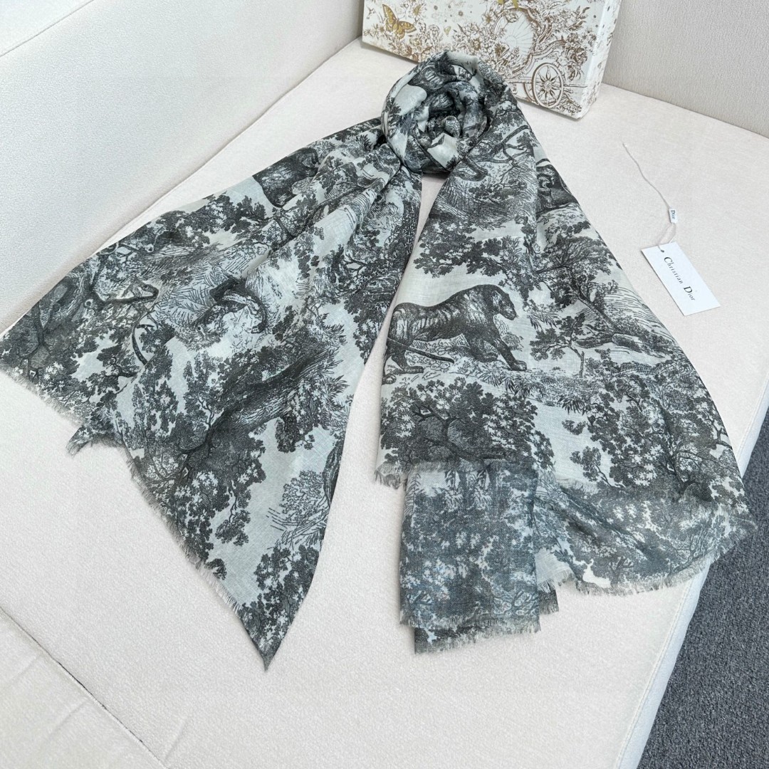 Cheap Dior Scarf in 216677, $50 USD- [IB216677] - Replica Dior Scarf