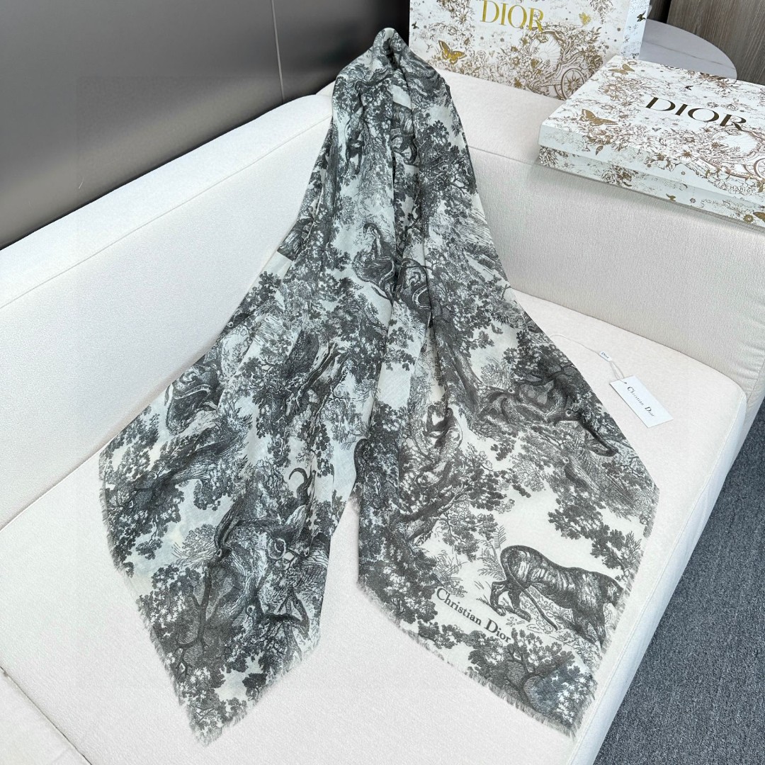 Cheap Dior Scarf in 216677, $50 USD- [IB216677] - Replica Dior Scarf