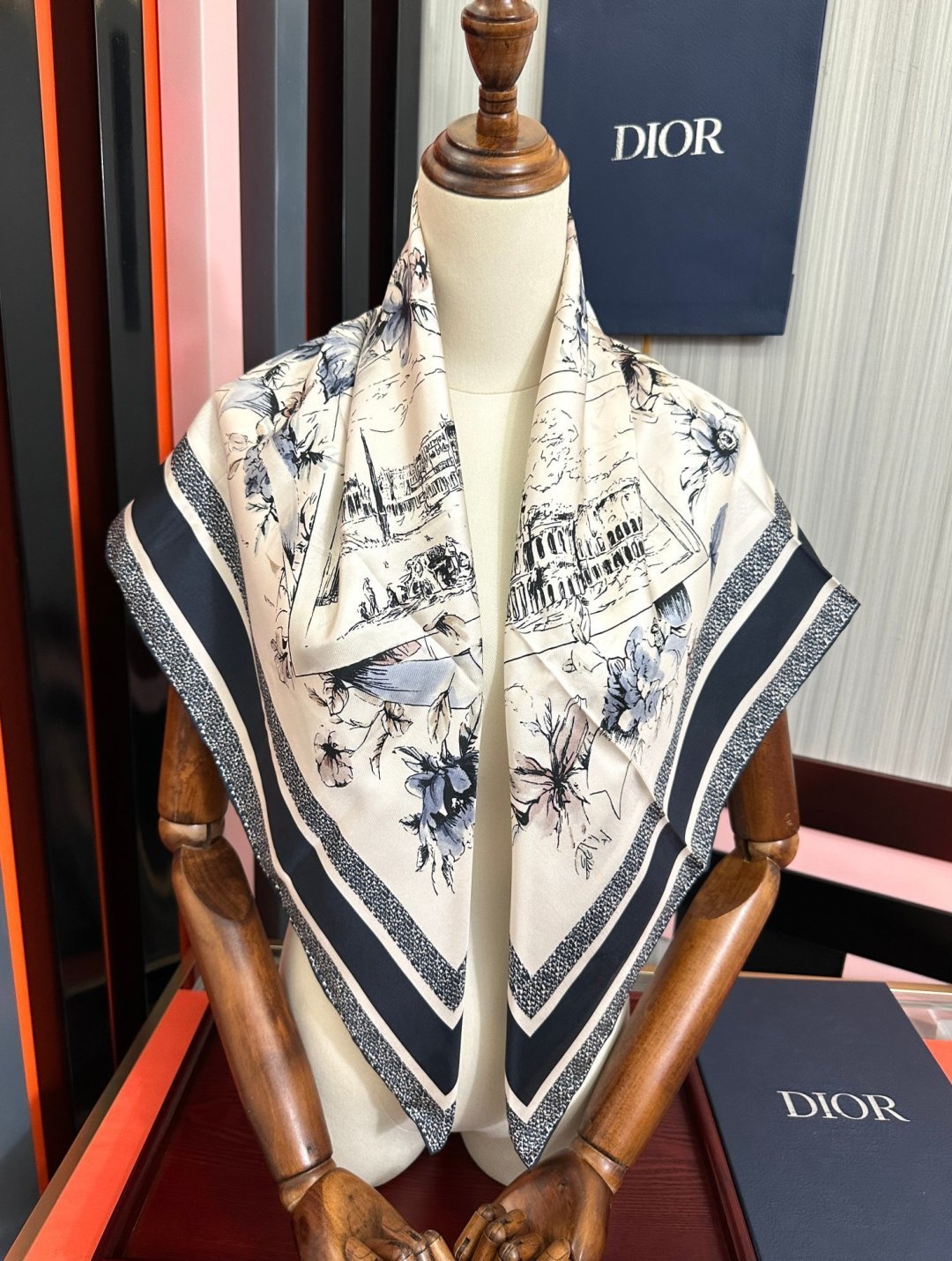 Cheap Dior Scarf in 216678, $50 USD- [IB216678] - Replica Dior Scarf