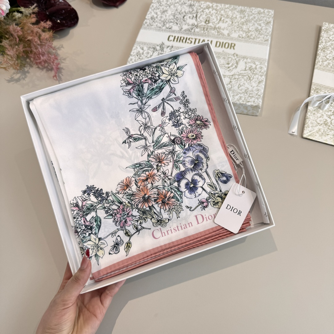Cheap New Dior high-quality scarf in 216680, $50 USD- [IB216680] - Replica Dior Scarf