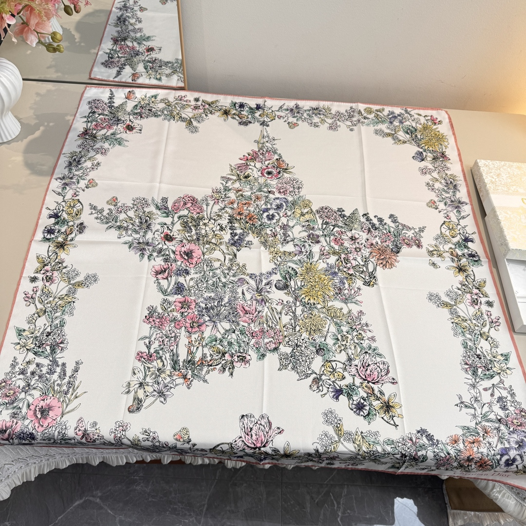 Cheap New Dior high-quality scarf in 216680, $50 USD- [IB216680] - Replica Dior Scarf