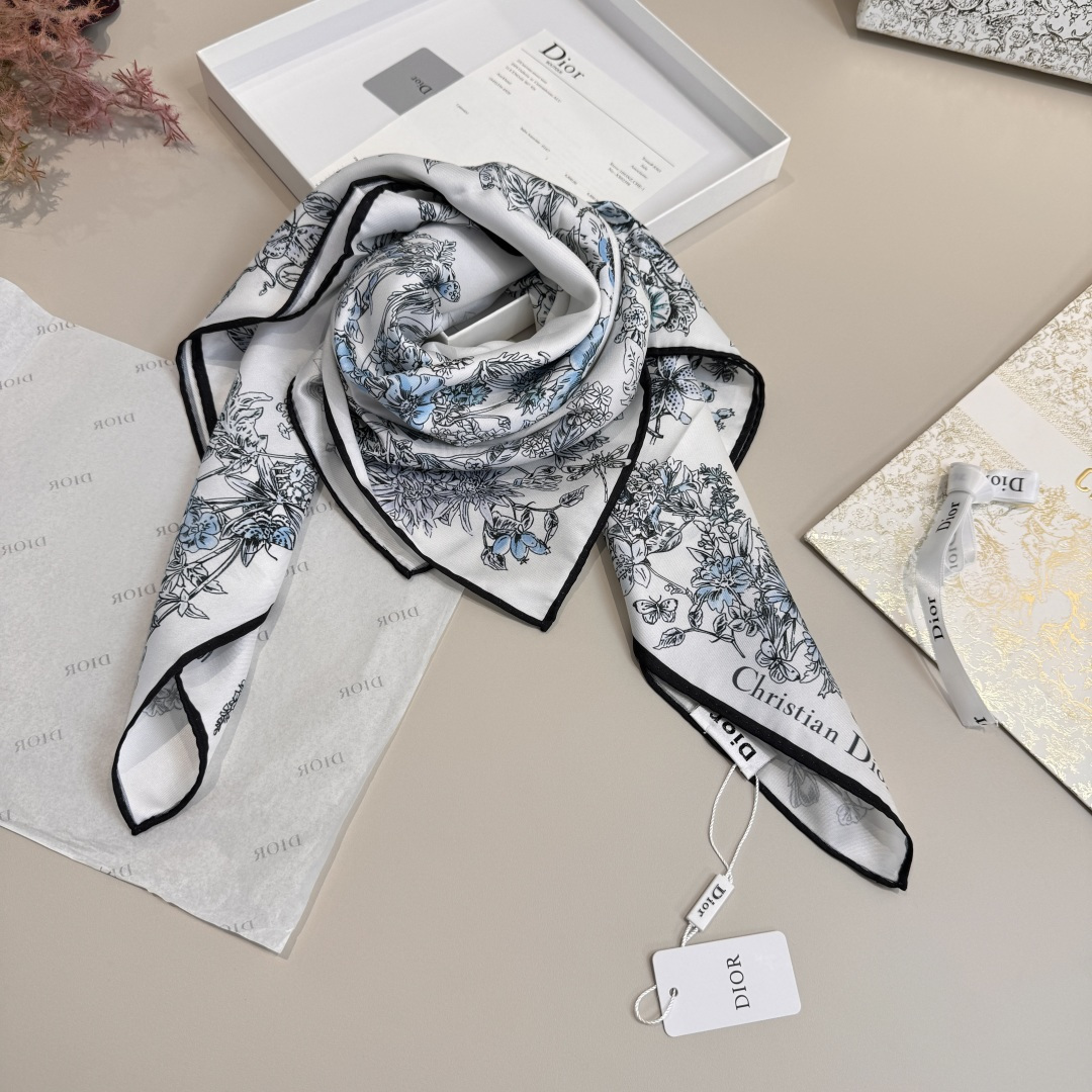 Cheap New Dior high-quality scarf in 216681, $50 USD- [IB216681] - Replica Dior Scarf