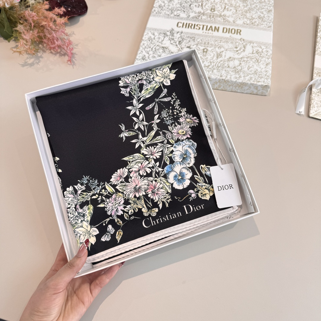 Cheap New Dior high-quality scarf in 216682, $50 USD- [IB216682] - Replica Dior Scarf