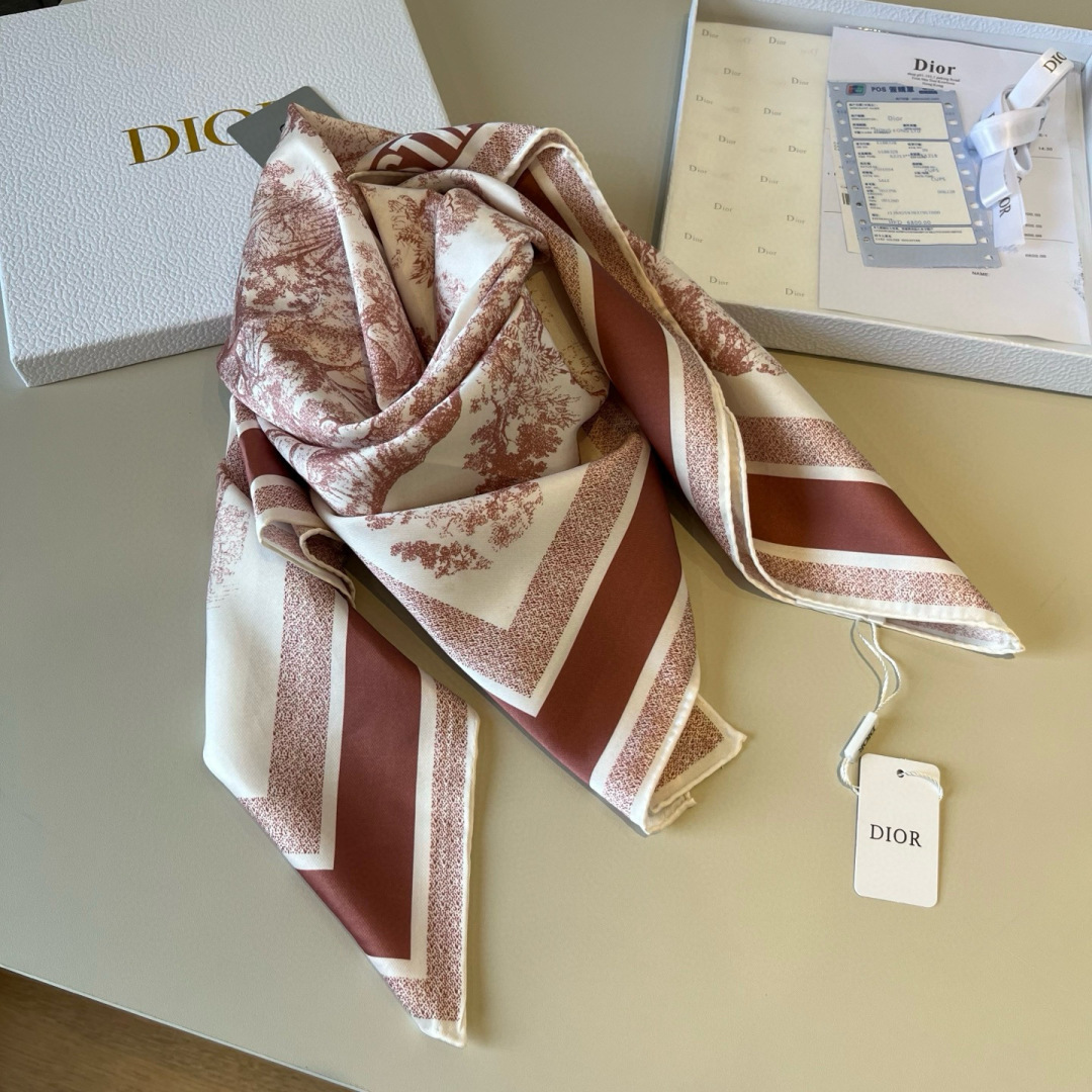 Cheap New Dior high-quality scarf in 216683, $50 USD- [IB216683] - Replica Dior Scarf