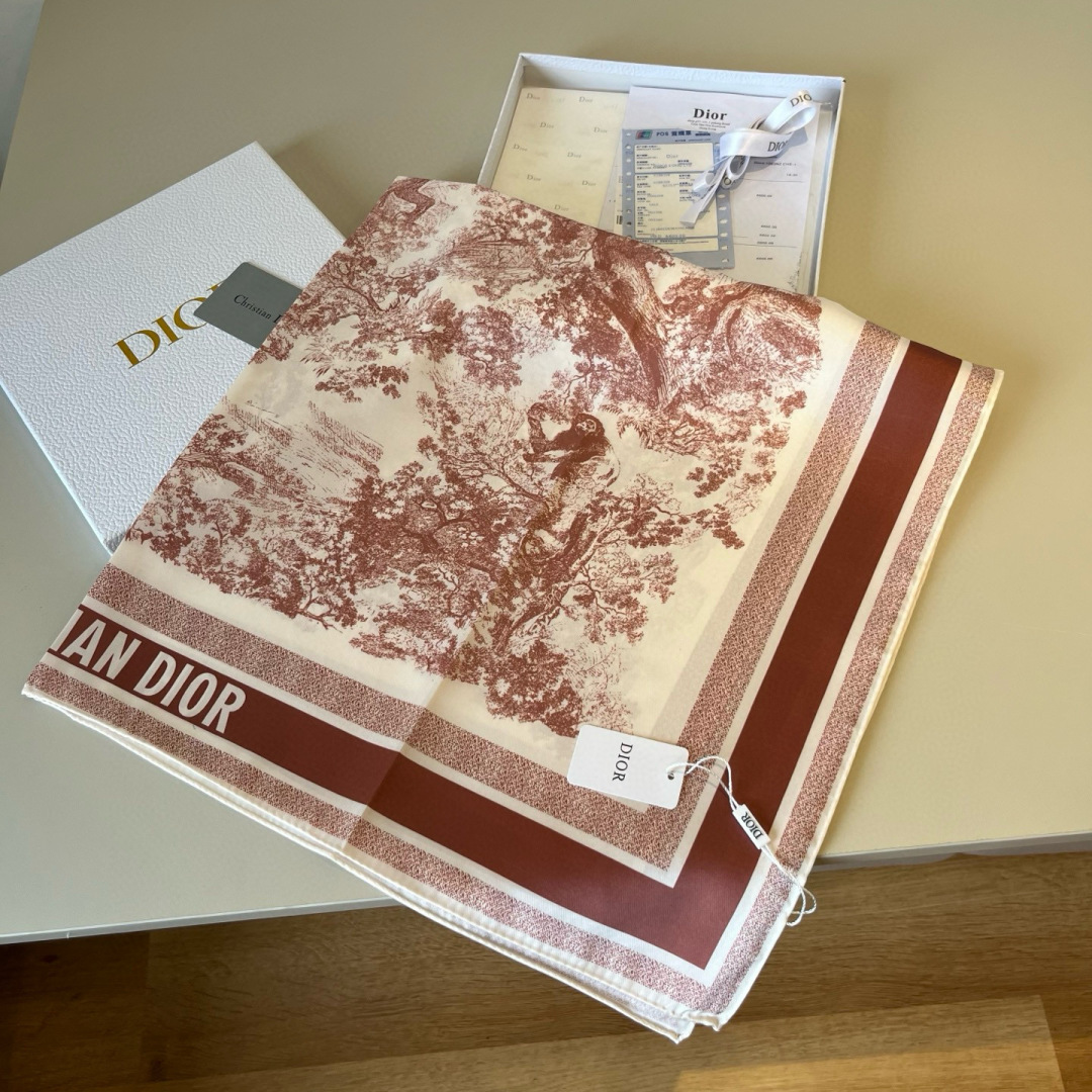 Cheap New Dior high-quality scarf in 216683, $50 USD- [IB216683] - Replica Dior Scarf