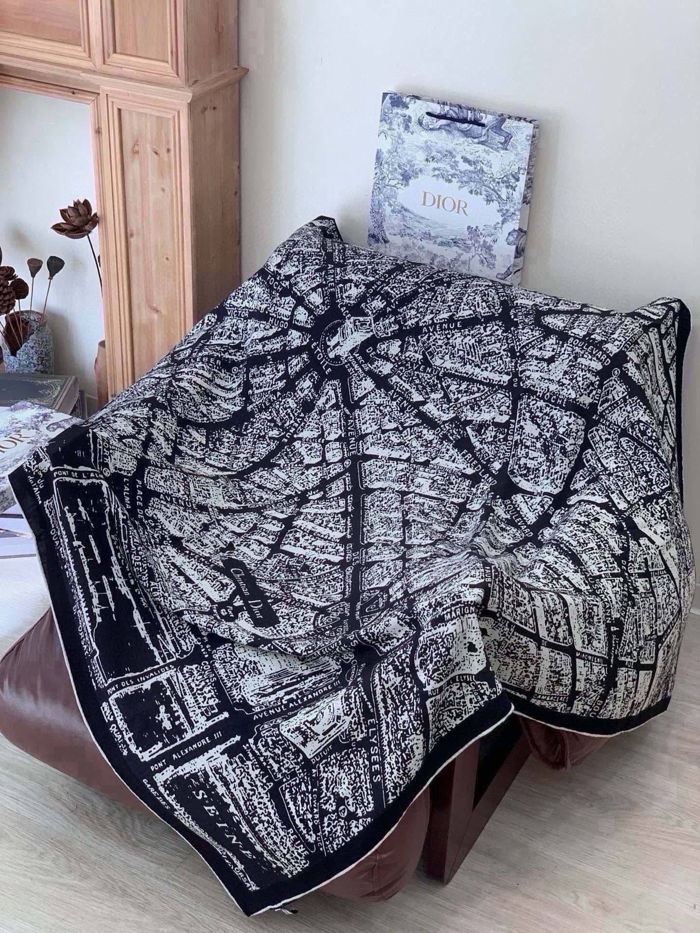 Cheap New Dior high-quality scarf in 216685, $50 USD- [IB216685] - Replica Dior Scarf