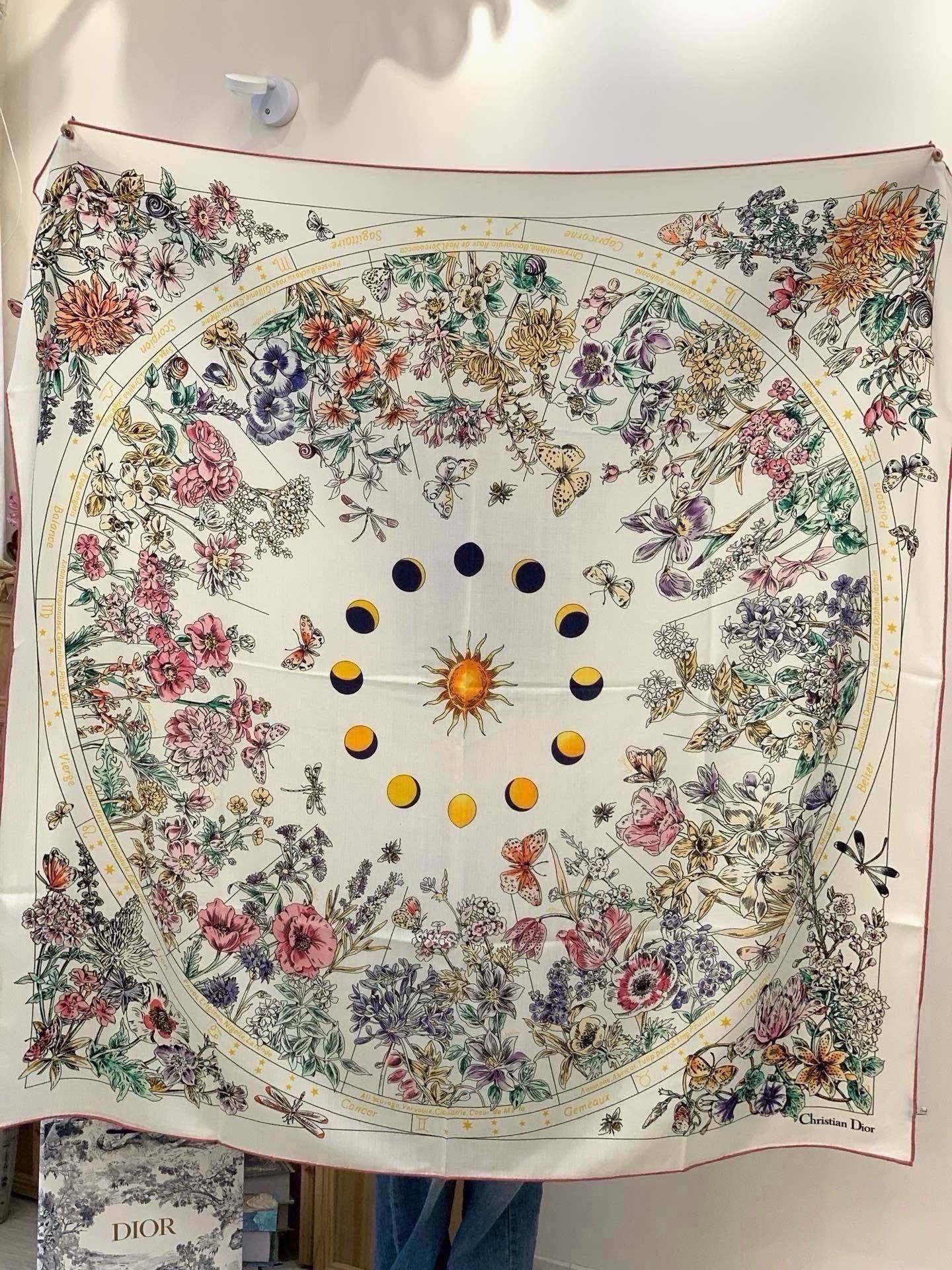 Cheap New Dior high-quality scarf in 216686, $50 USD- [IB216686] - Replica Dior Scarf