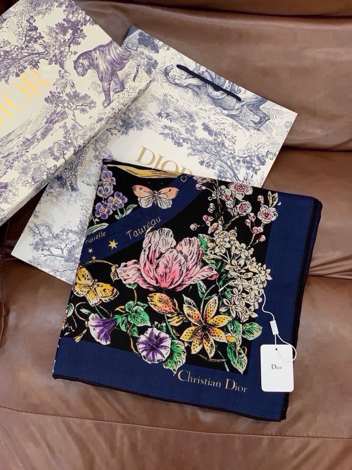 Cheap New Dior high-quality scarf in 216687, $50 USD- [IB216687] - Replica Dior Scarf