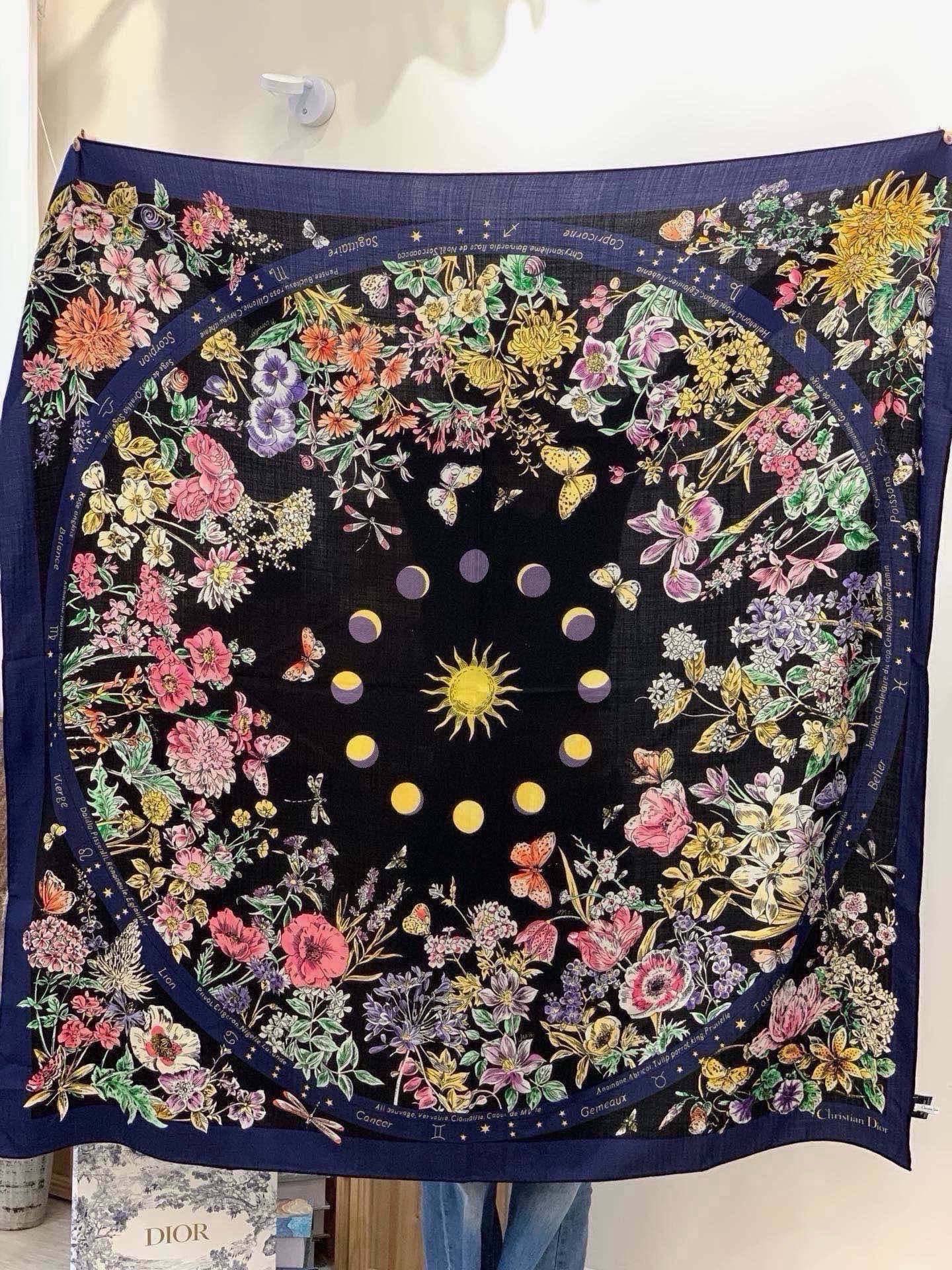 Cheap New Dior high-quality scarf in 216687, $50 USD- [IB216687] - Replica Dior Scarf