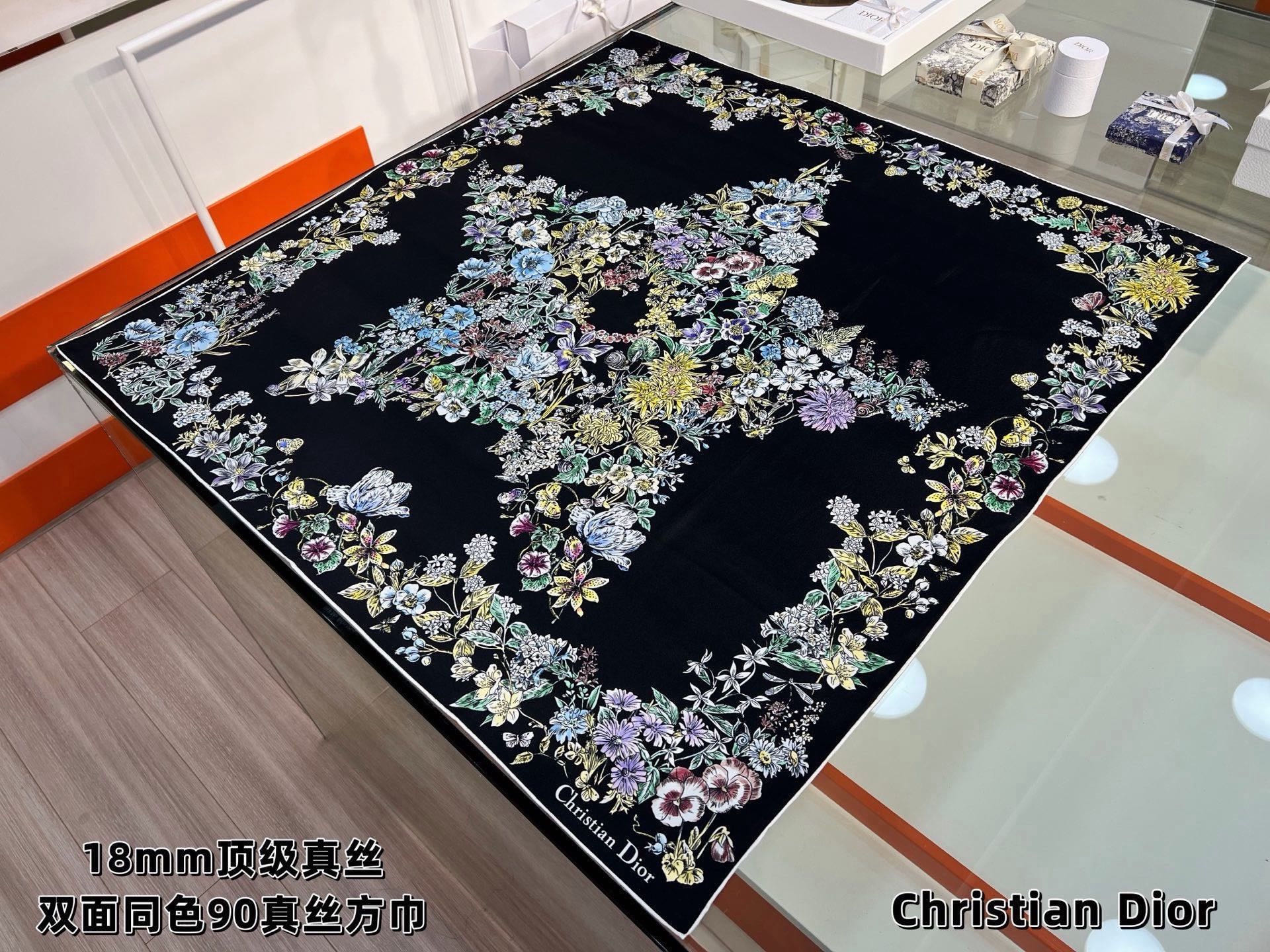 Cheap New Dior high-quality scarf in 216689, $50 USD- [IB216689] - Replica Dior Scarf